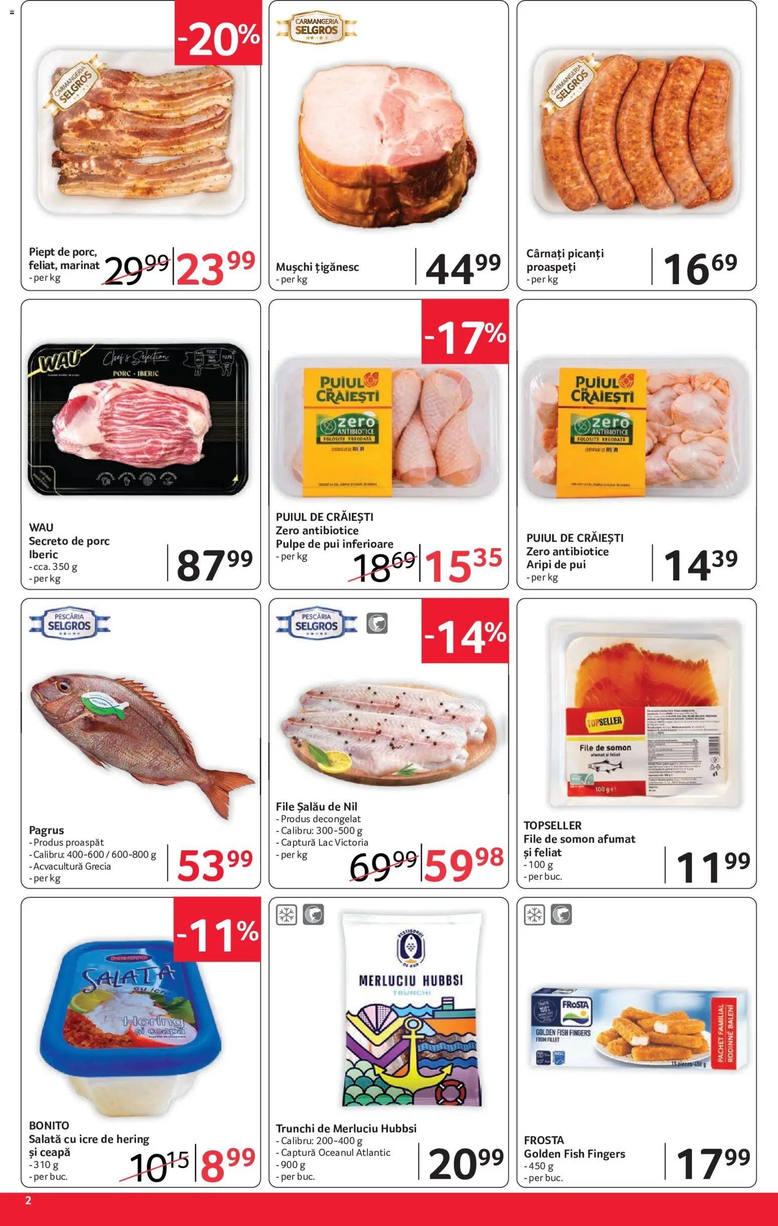Catalog Selgros 18 - 30 Septembrie 2026 | Pagina 2 | Produse: Zero, Muschi tiganesc, Somon afumat, Mușchi