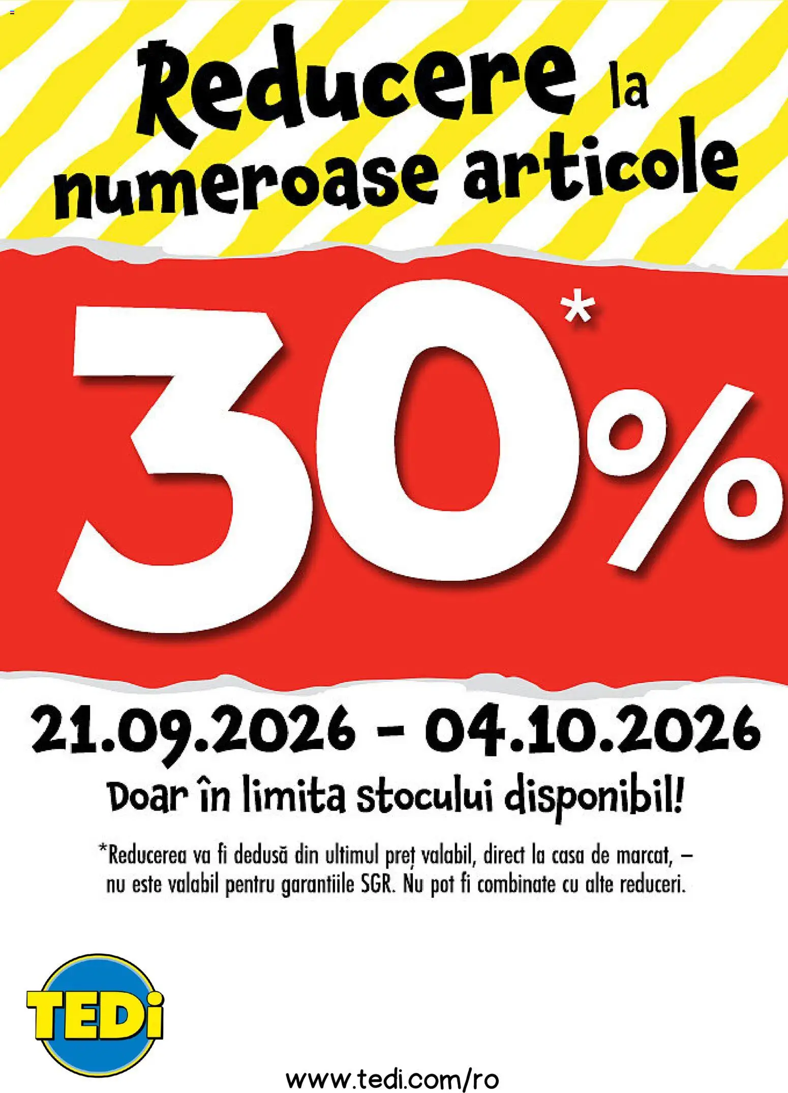 Catalog TEDi 21 Septembrie - 3 Octombrie 2026 | Pagina 1