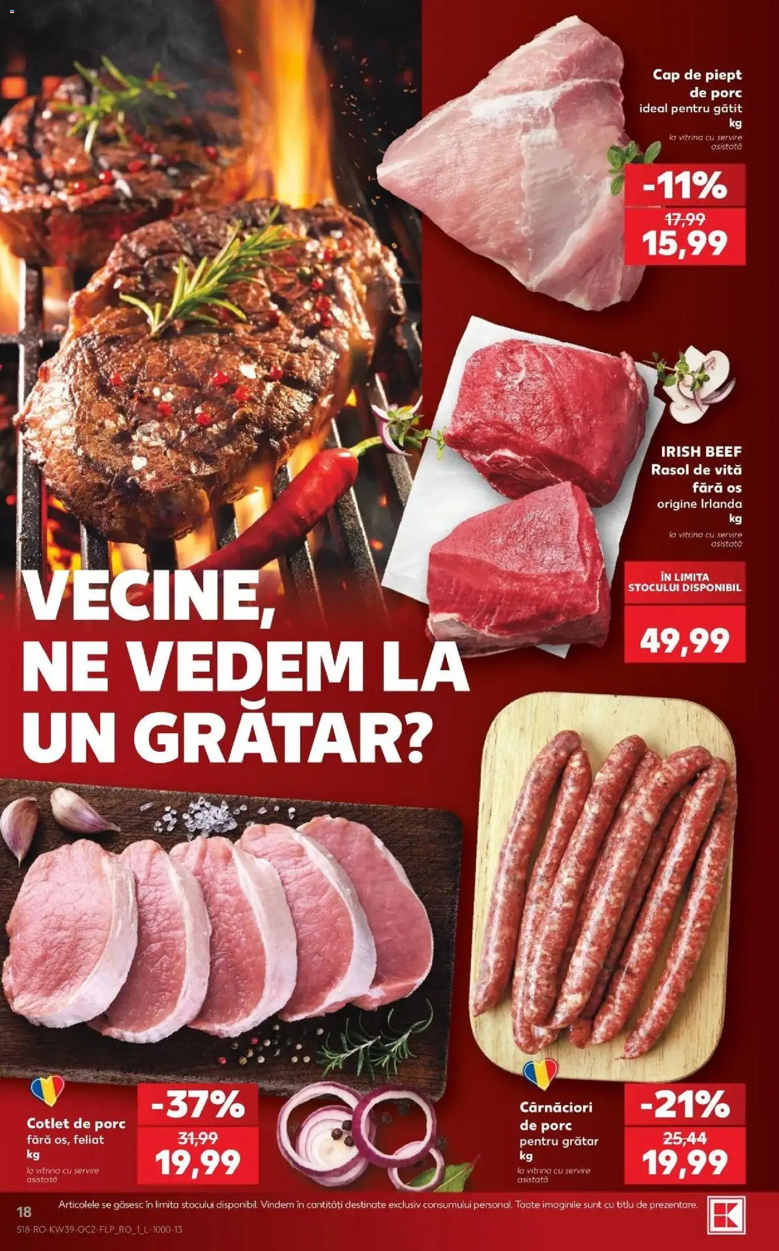 Catalog Kaufland 23 - 28 Septembrie 2026 | Pagina 18 | Produse: Vită, Cotlet, Piept de Porc, Rasol