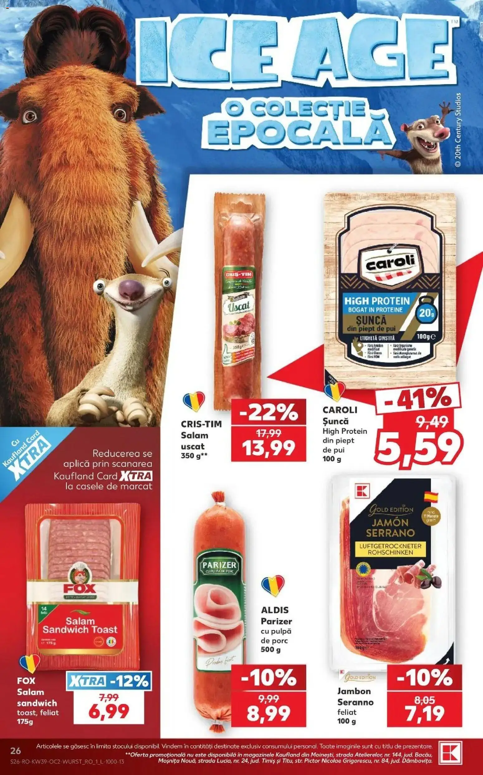 Catalog Kaufland 23 - 28 Septembrie 2026 | Pagina 26 | Produse: Proteine, Salam, Șuncă, Parizer