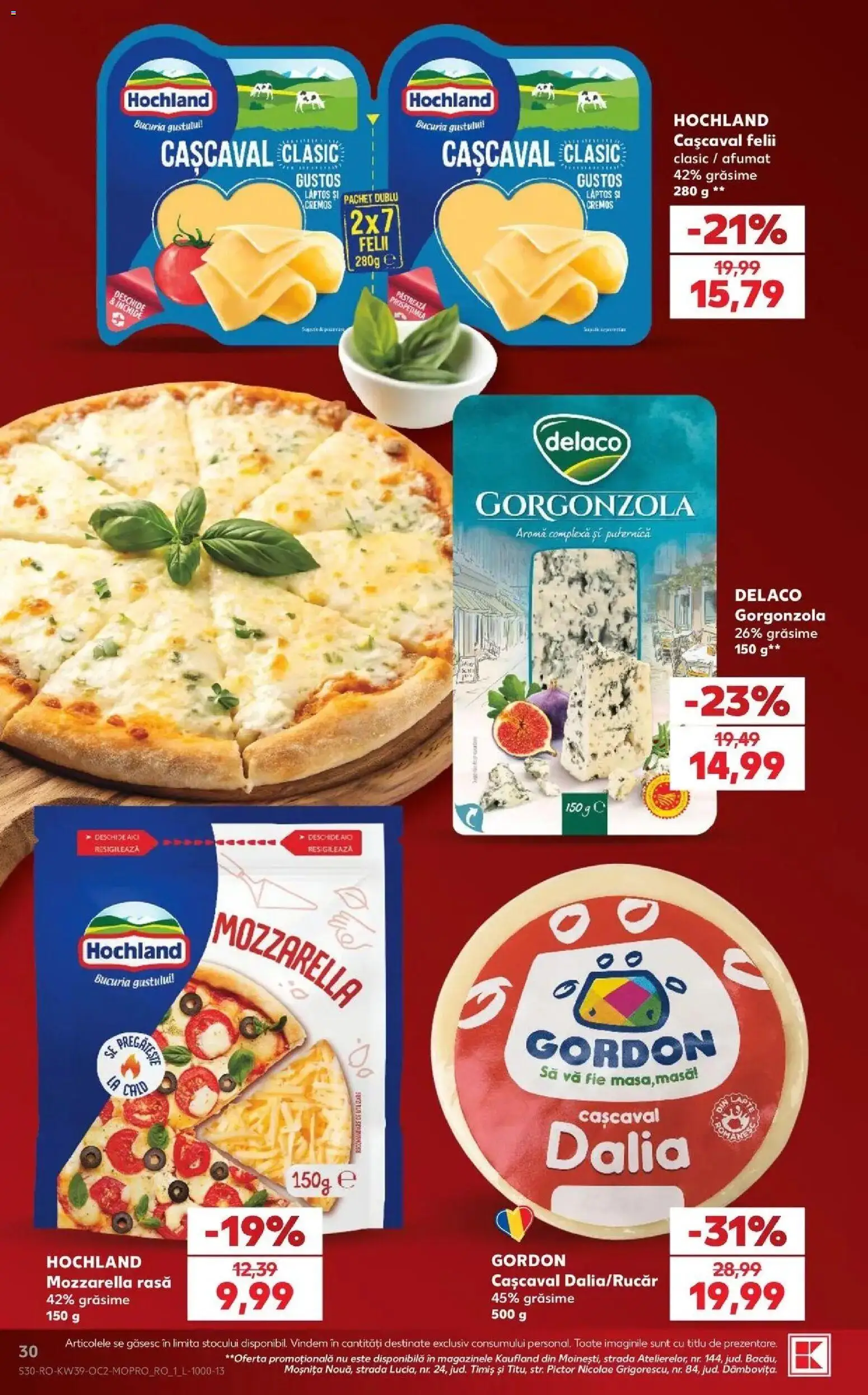 Catalog Kaufland 23 - 28 Septembrie 2026 | Pagina 30 | Produse: Cașcaval, Mozzarella, Hochland, Gorgonzola