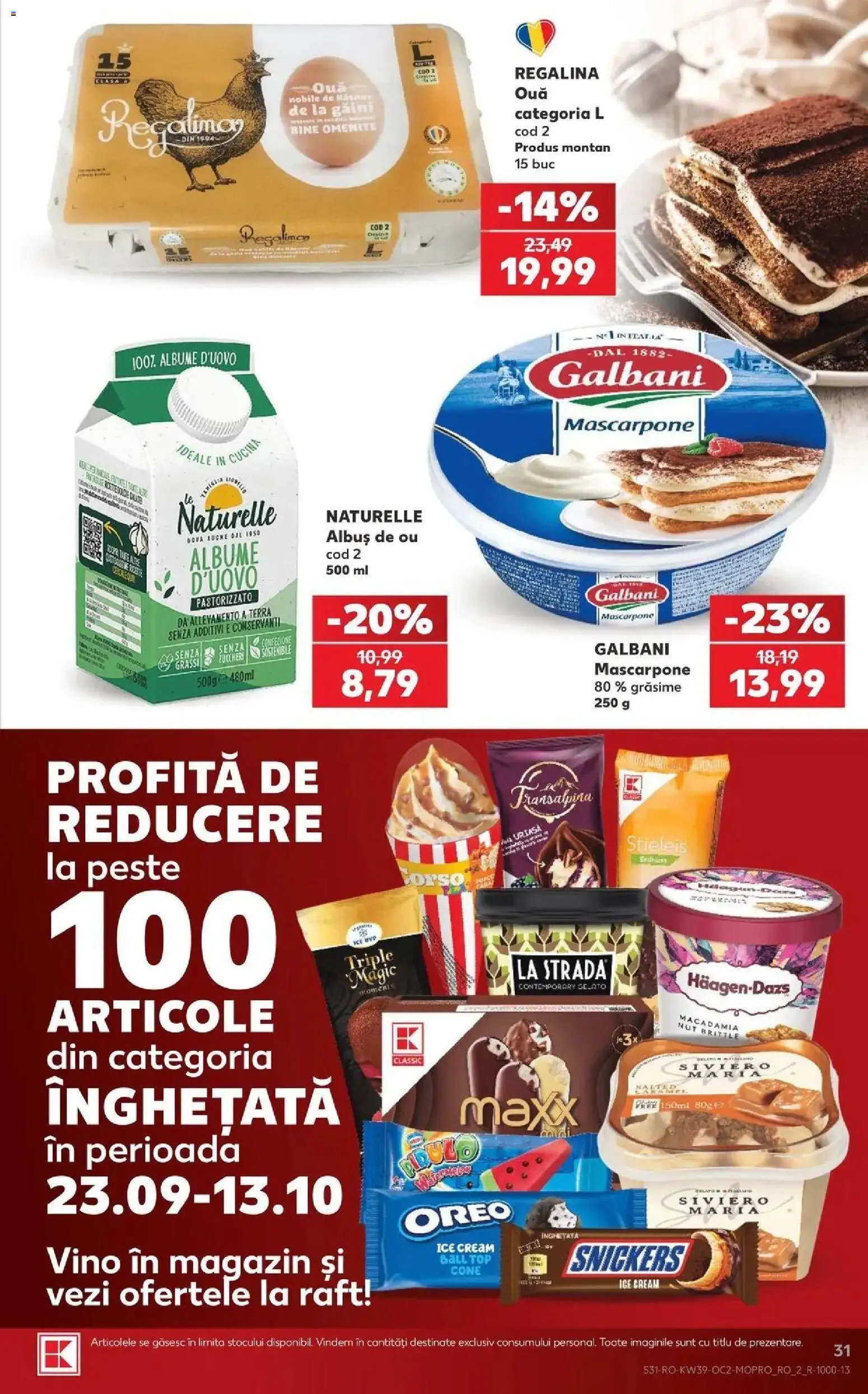 Catalog Kaufland 23 - 28 Septembrie 2026 | Pagina 31 | Produse: Oreo, Raft, Pește, Mascarpone