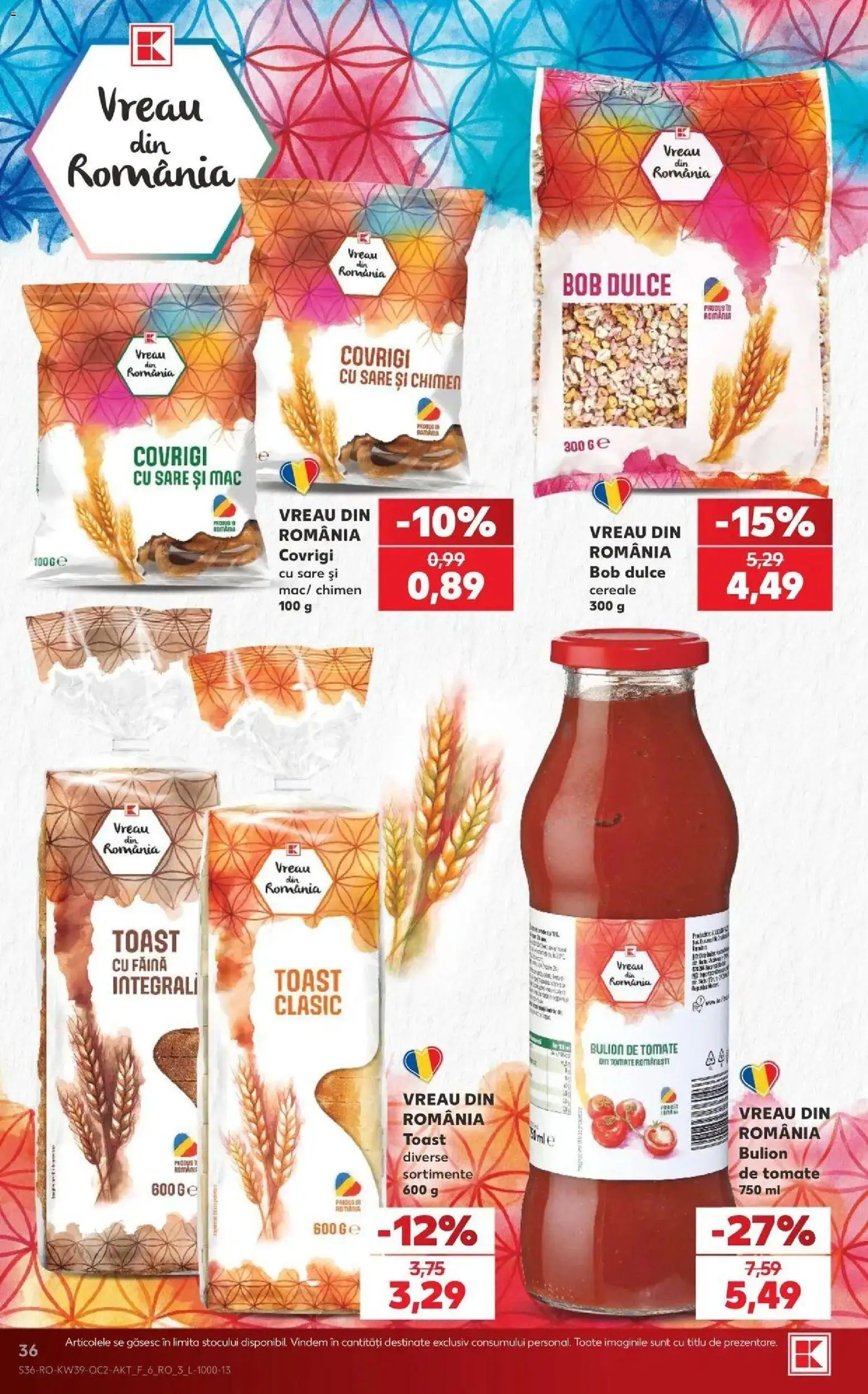Catalog Kaufland 23 - 28 Septembrie 2026 | Pagina 36 | Produse: Bulion, Făină, Cereale, Sare