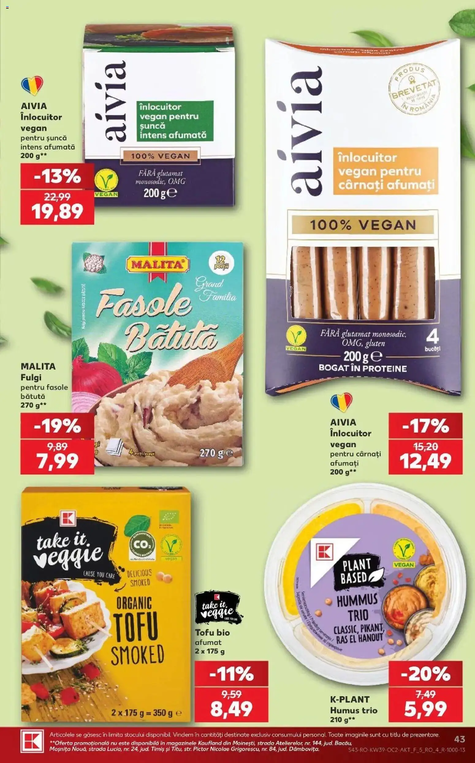 Catalog Kaufland 23 - 28 Septembrie 2026 | Pagina 43 | Produse: Proteine, Șuncă, Fulgi, Cârnați