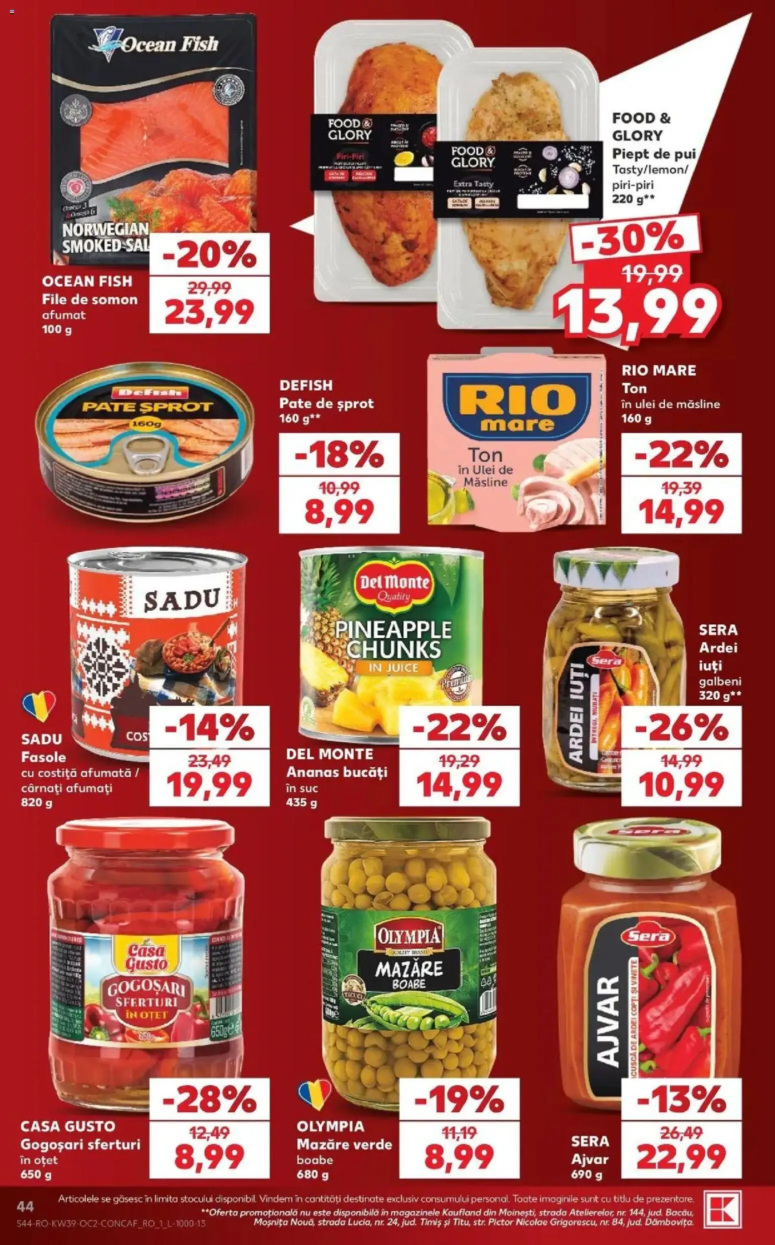 Catalog Kaufland 23 - 28 Septembrie 2026 | Pagina 44 | Produse: Șal, Pui, Ardei, Ulei de masline