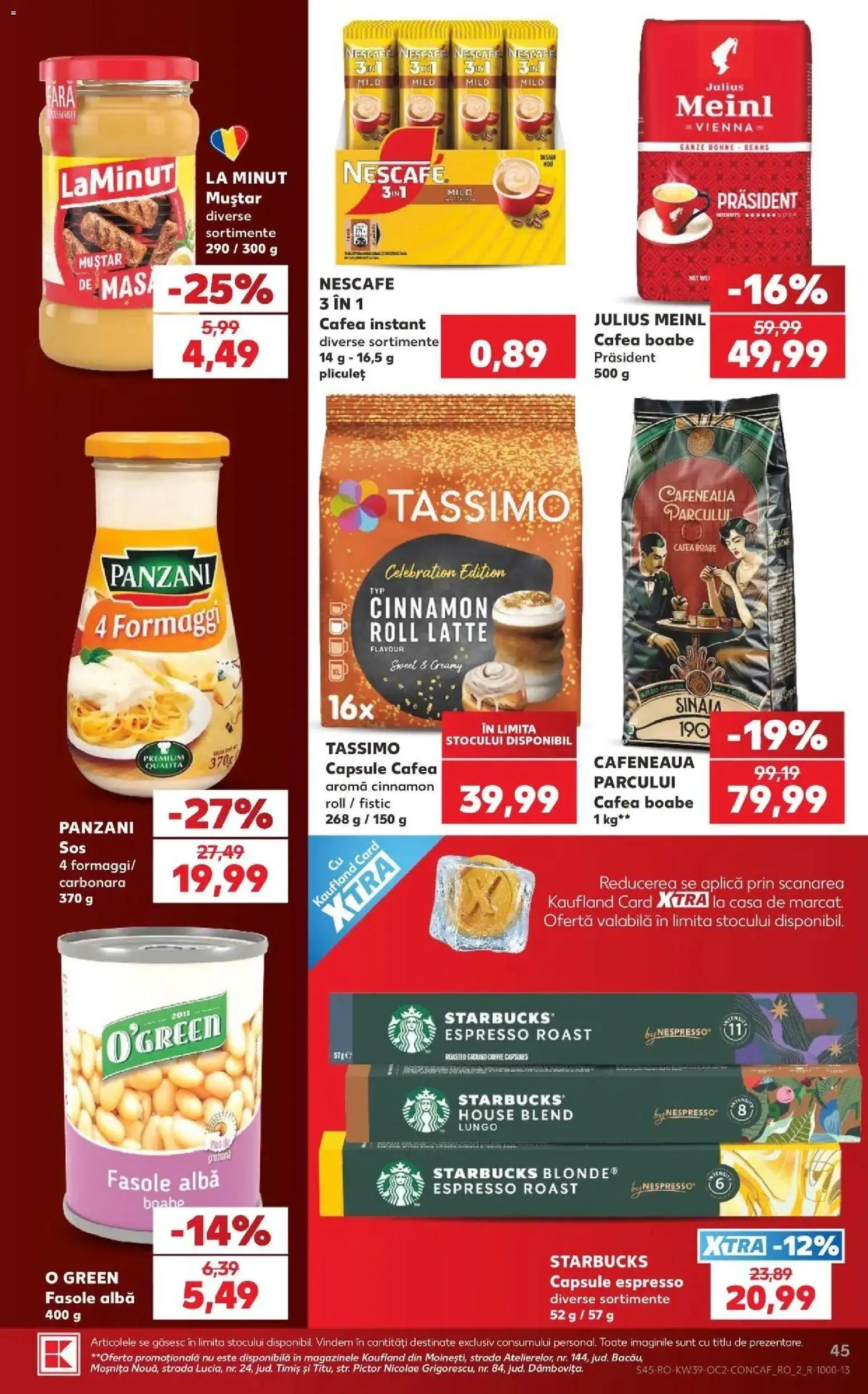 Catalog Kaufland 23 - 28 Septembrie 2026 | Pagina 45 | Produse: Premium, Masă, Panzani, Fistic
