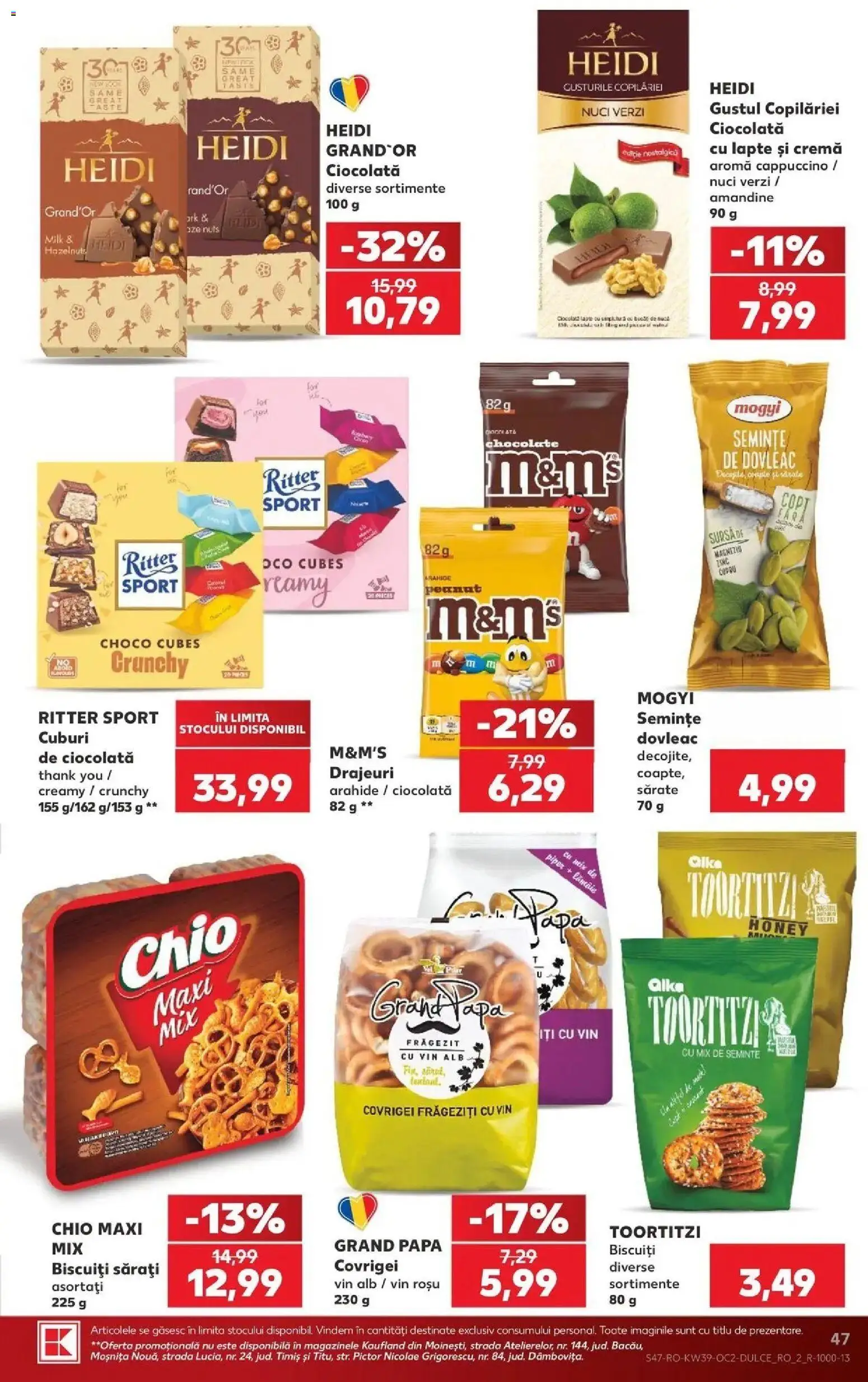Catalog Kaufland 23 - 28 Septembrie 2026 | Pagina 47 | Produse: Arahide, Cappuccino, Sport, Ciocolată