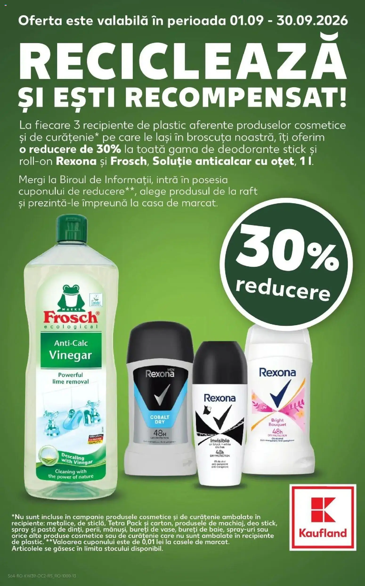Catalog Kaufland 23 - 28 Septembrie 2026 | Pagina 64 | Produse: Lime, Rexona, Raft, Recipiente