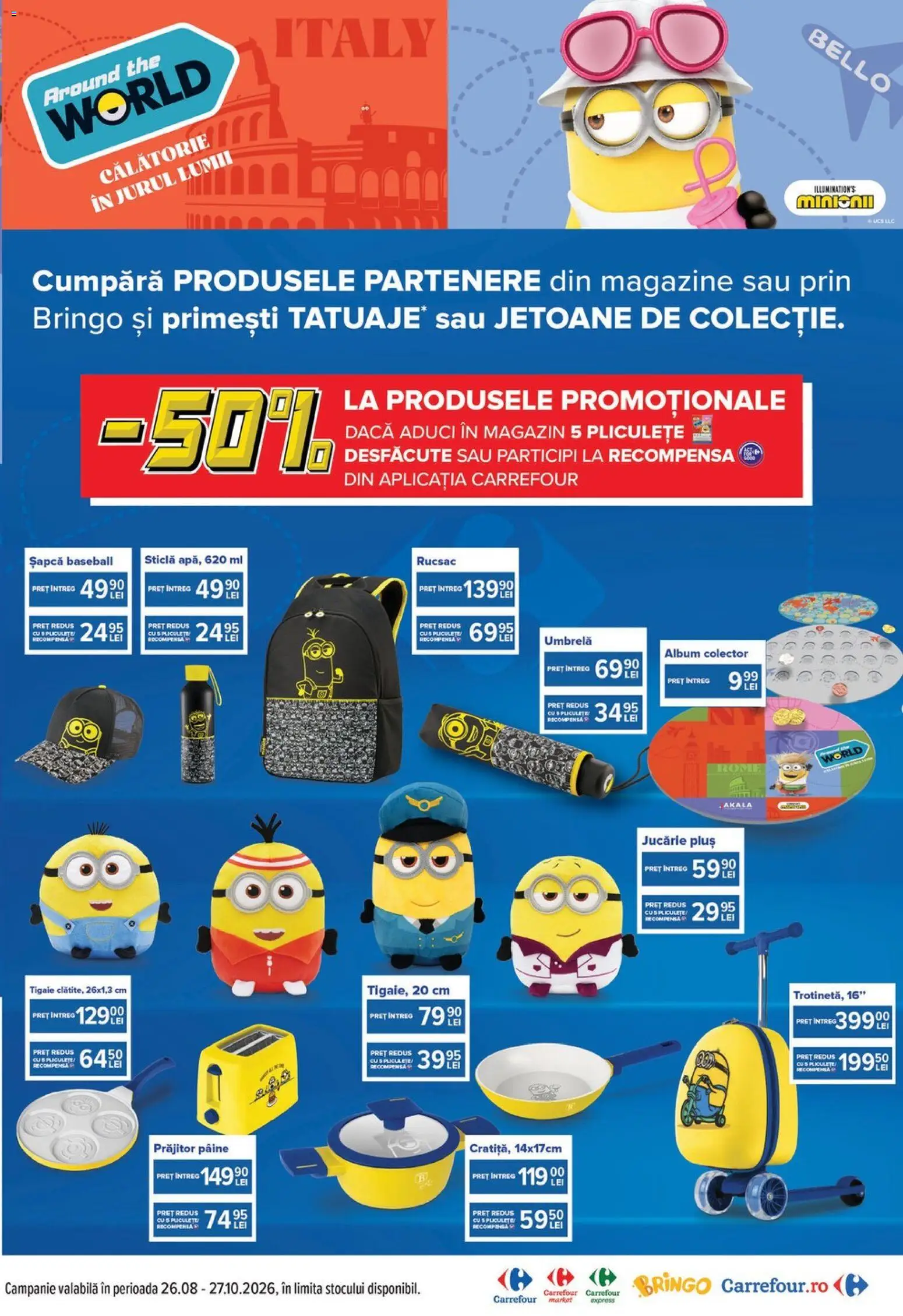 Catalog Carrefour 23 - 28 Septembrie 2026 | Pagina 3 | Produse: Umbrelă, Tigaie, Pâine, Plus