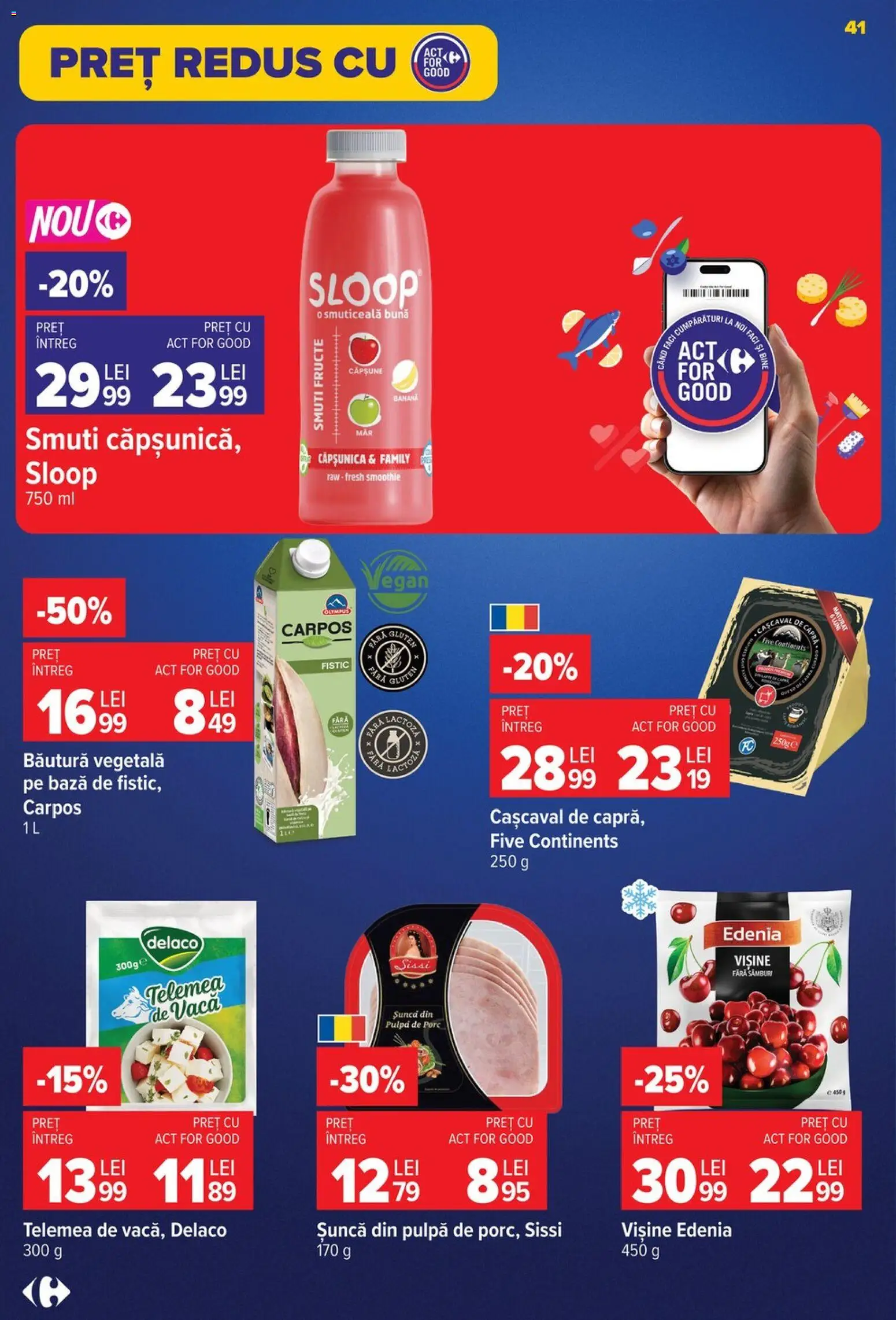 Catalog Carrefour 23 - 28 Septembrie 2026 | Pagina 41 | Produse: Delaco, Cașcaval, Fistic, Fructe
