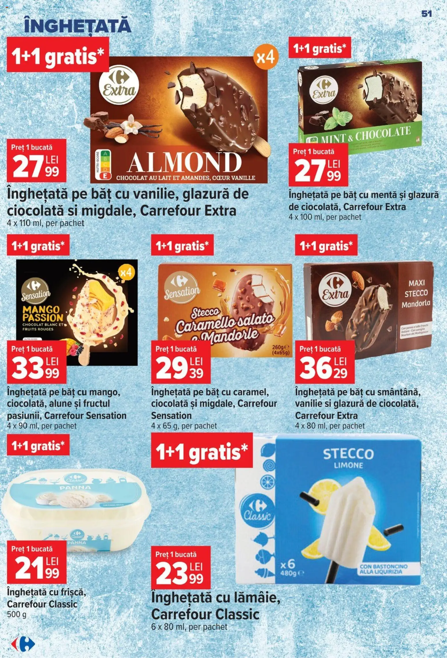 Catalog Carrefour 23 - 28 Septembrie 2026 | Pagina 51 | Produse: Carrefour Classic, Ciocolată, Bourbon, Mango