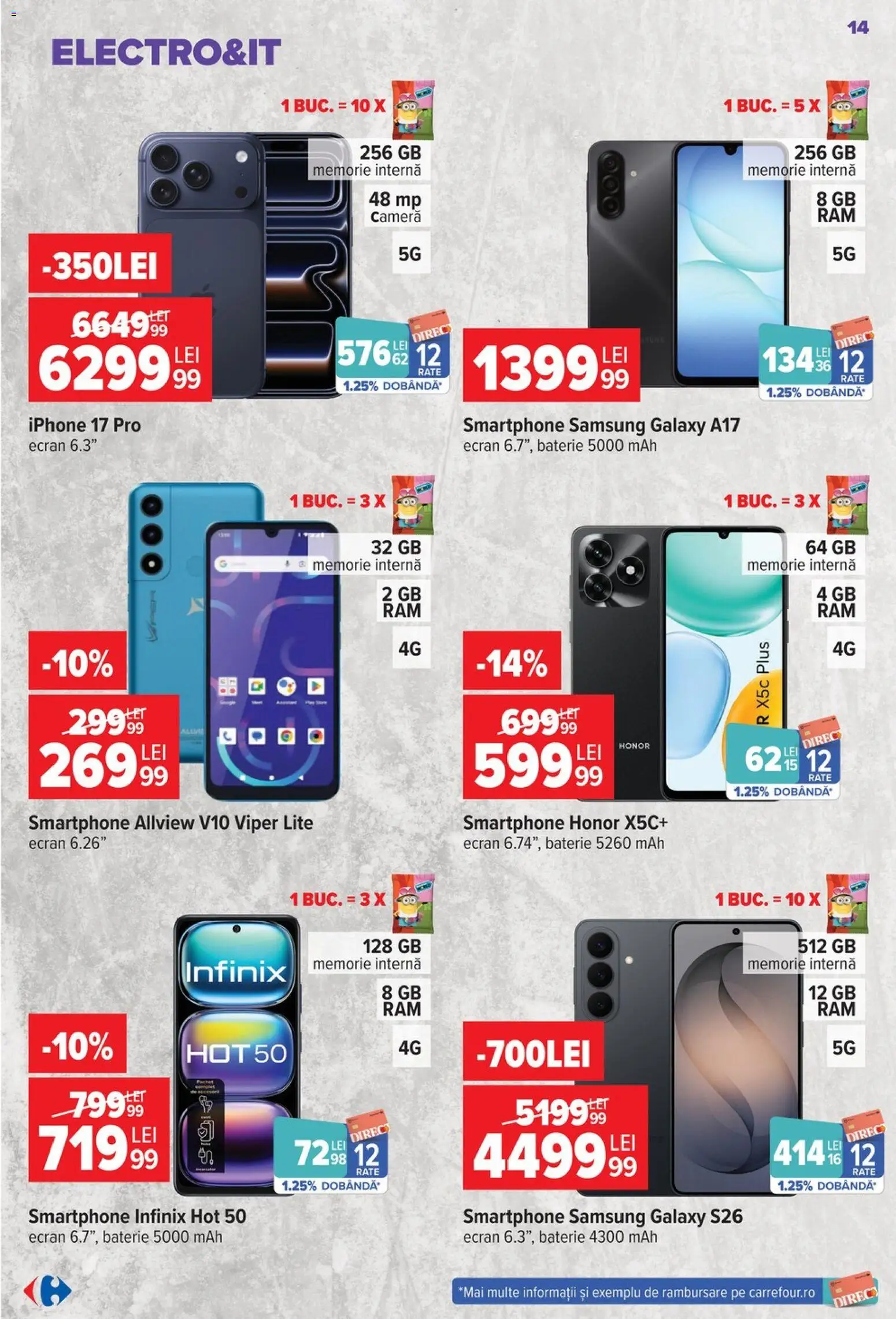 Catalog Carrefour 23 - 28 Septembrie 2026 | Pagina 14 | Produse: Memorie, Cameră, Baterie, Plus