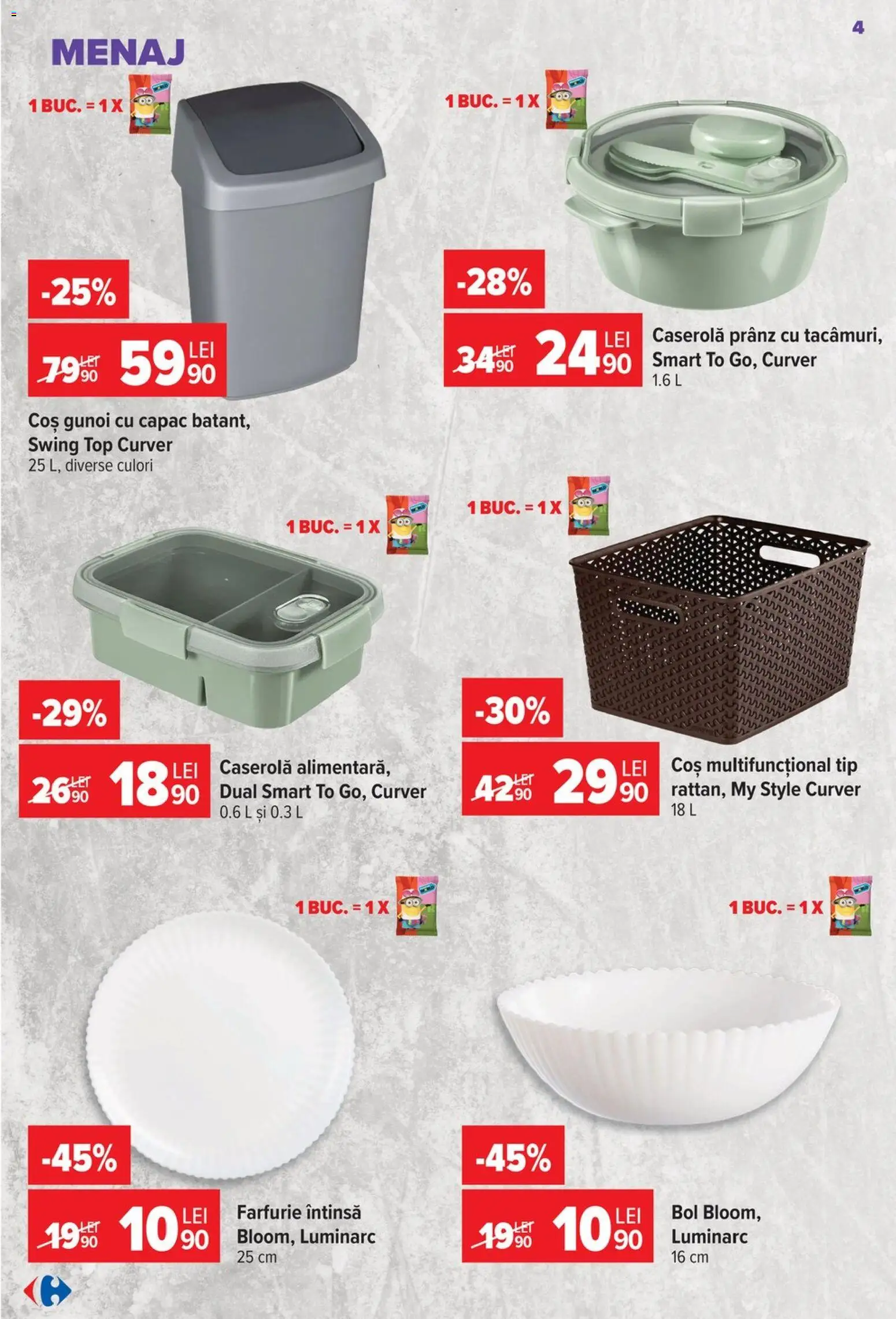 Catalog Carrefour 23 - 28 Septembrie 2026 | Pagina 4 | Produse: Style, Top, Farfurie, Tip