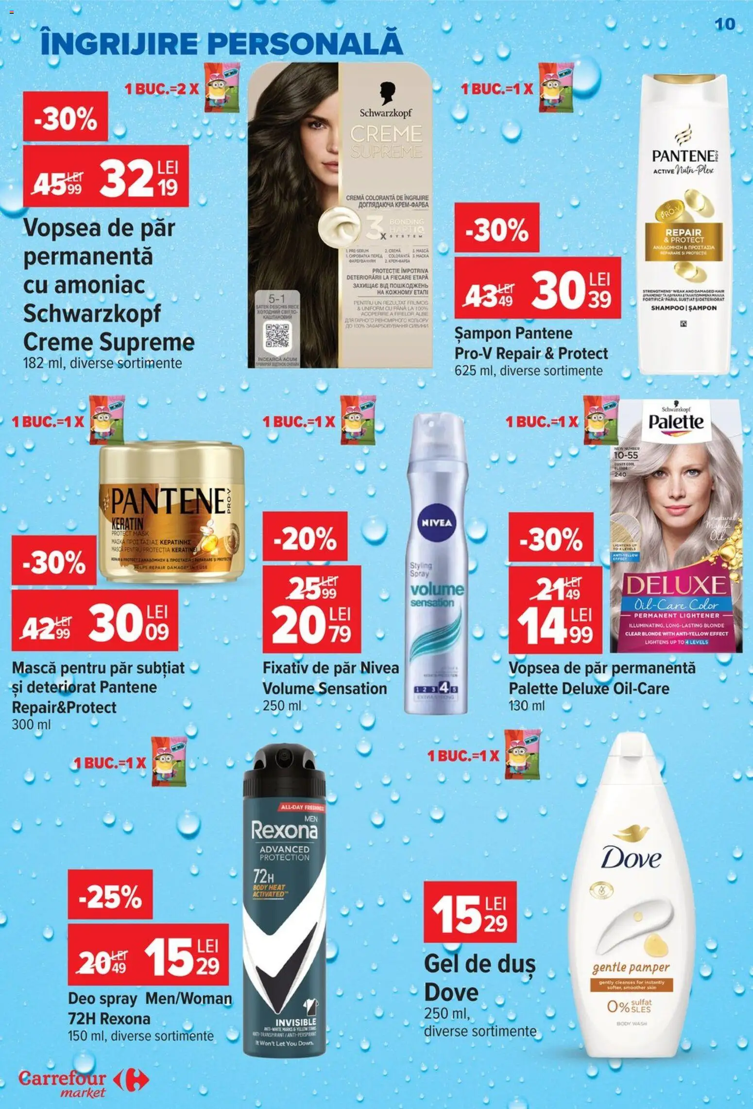 Catalog Carrefour 23 - 28 Septembrie 2026 | Pagina 10 | Produse: Nivea, Body, Active, Clear