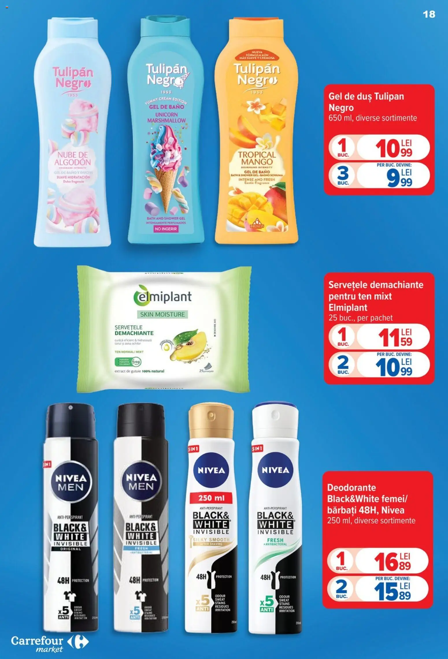 Catalog Carrefour 23 - 28 Septembrie 2026 | Pagina 18 | Produse: Nivea, Gel de duș, Intense, Mango