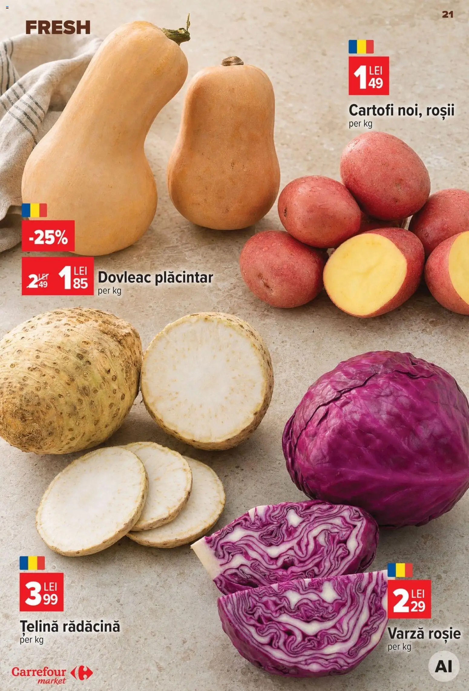 Catalog Carrefour 23 - 28 Septembrie 2026 | Pagina 21 | Produse: Dovleac, Țelină, Roșii, Cartofi