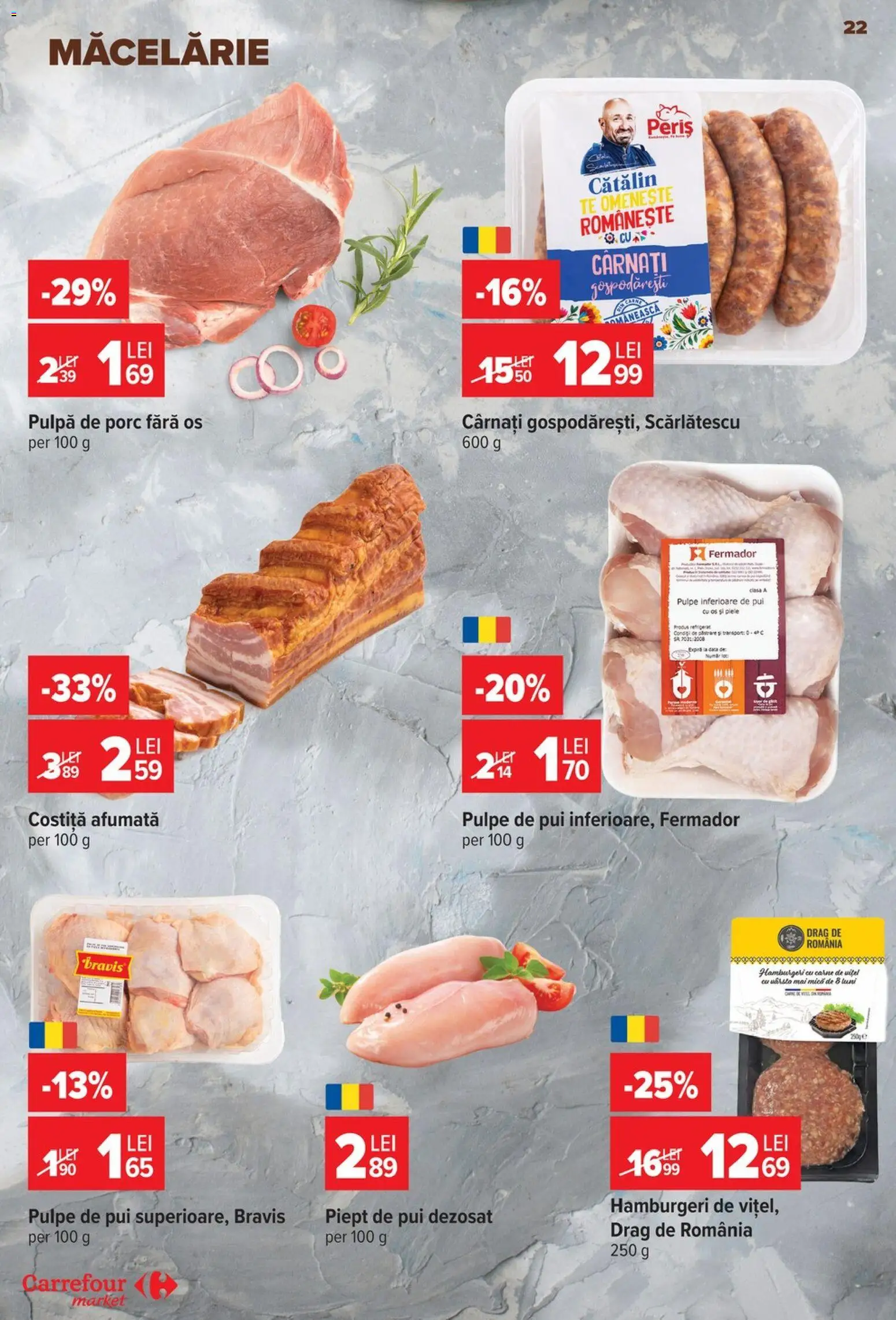Catalog Carrefour 23 - 28 Septembrie 2026 | Pagina 22 | Produse: Pui, Cârnați