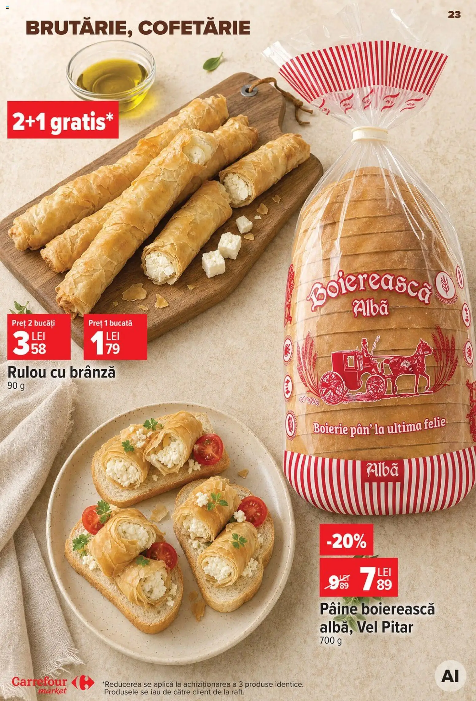 Catalog Carrefour 23 - 28 Septembrie 2026 | Pagina 23 | Produse: Alba, Aplică, Brânză, Pâine