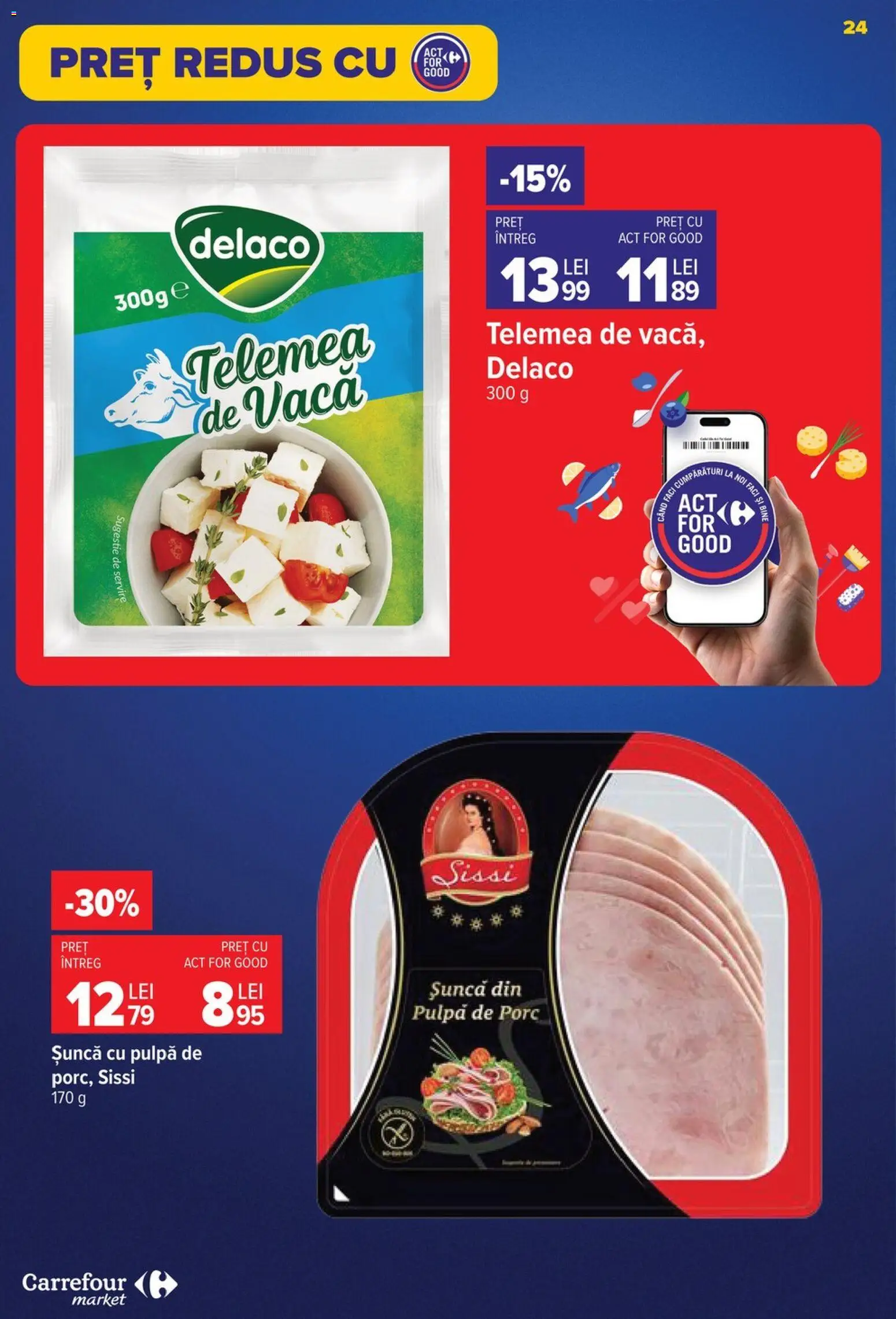 Catalog Carrefour 23 - 28 Septembrie 2026 | Pagina 24 | Produse: Delaco, Șuncă