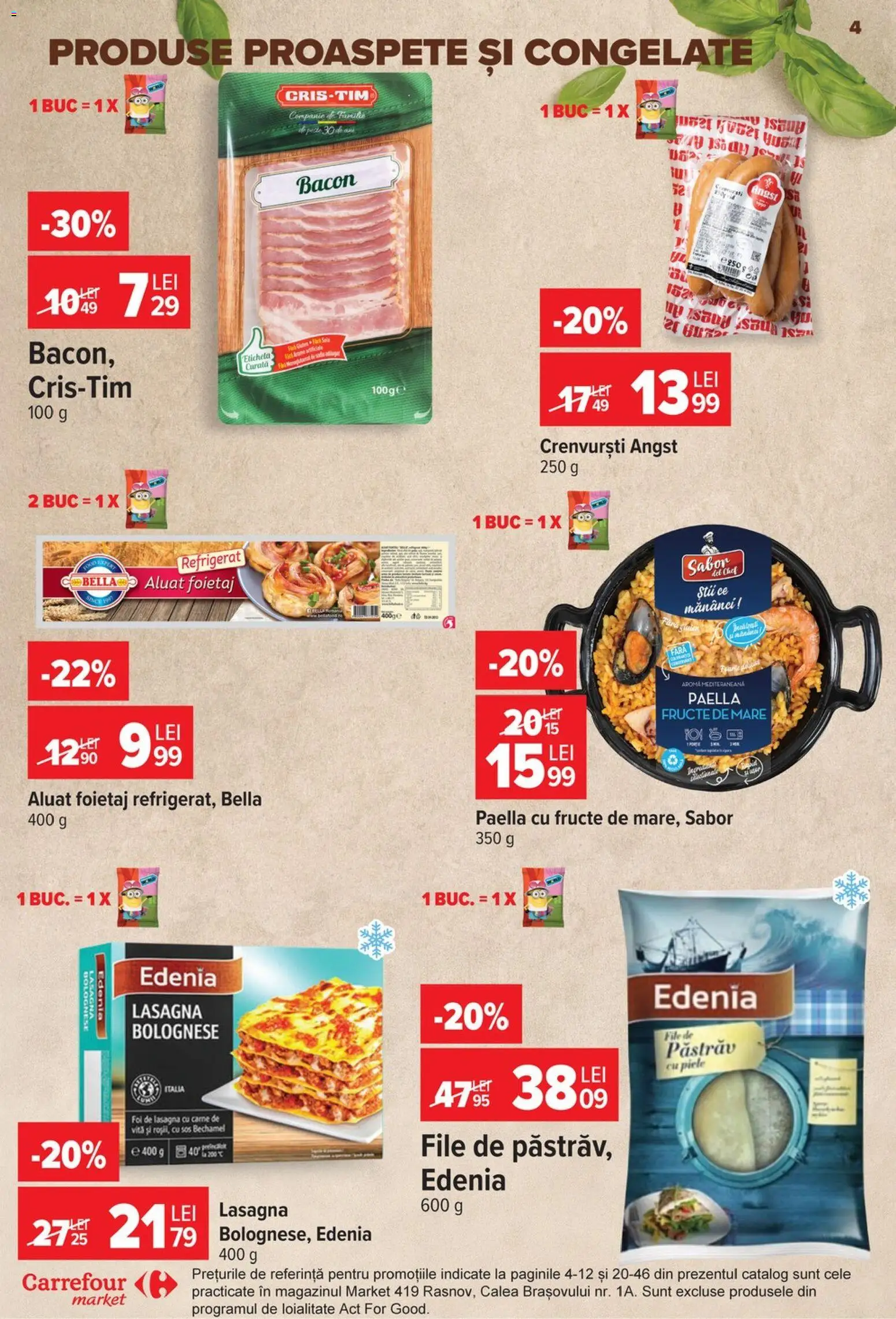 Catalog Carrefour 23 - 28 Septembrie 2026 | Pagina 4 | Produse: Aluat, Bella, Fructe, Fructe De Mare