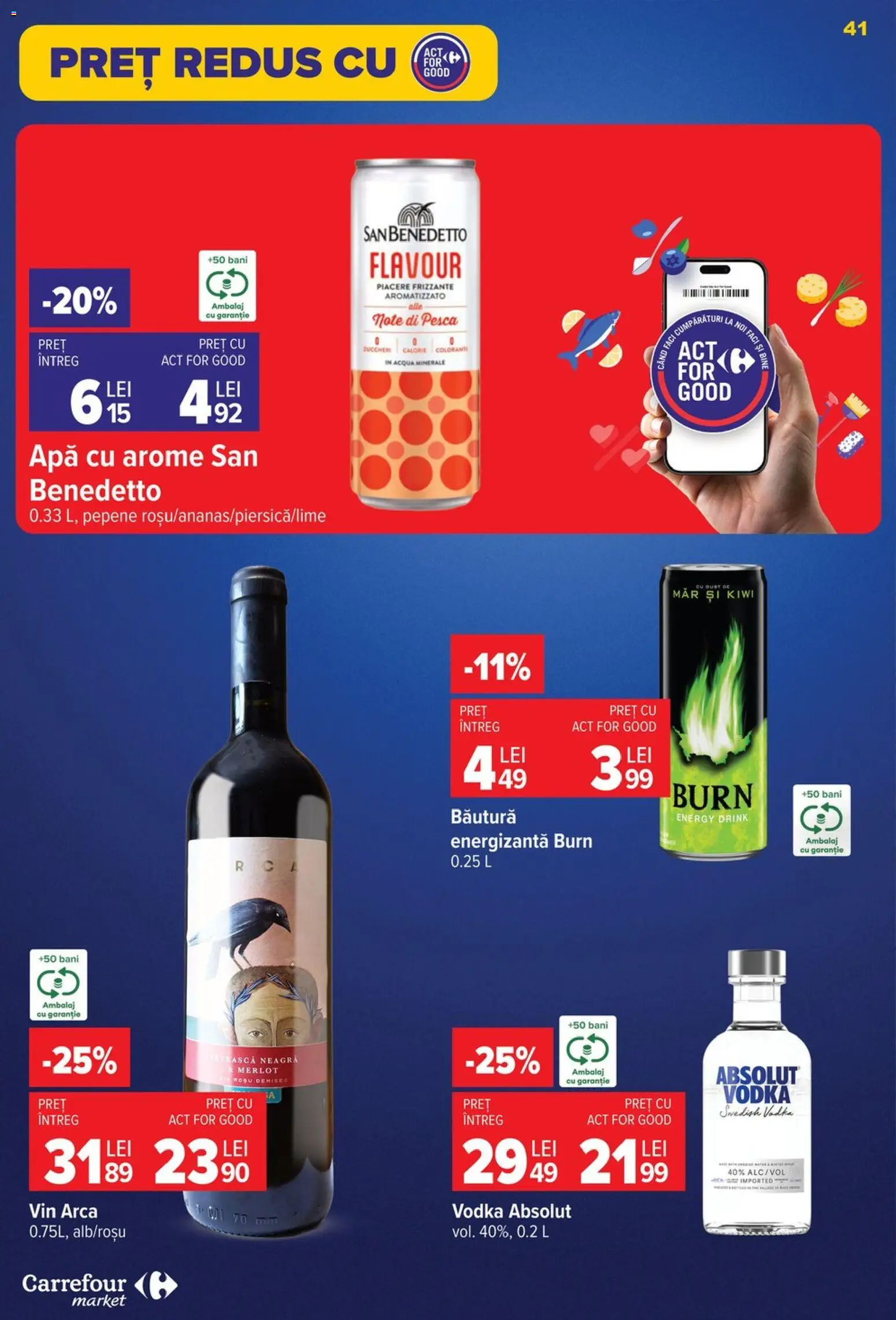 Catalog Carrefour 23 - 28 Septembrie 2026 | Pagina 41 | Produse: Absolut, Vin, Kiwi, Vodka