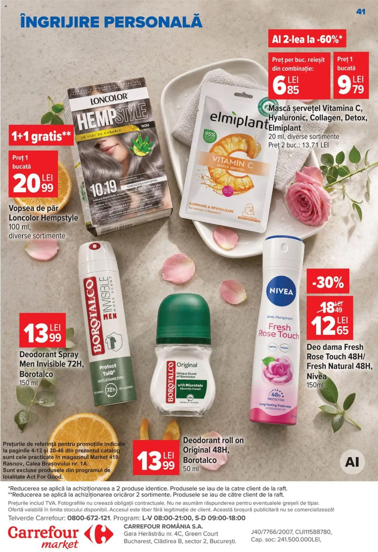 Catalog Carrefour 23 - 28 Septembrie 2026 | Pagina 46 | Produse: Aplică, Deodorant, Antiperspirant, Vopsea de păr