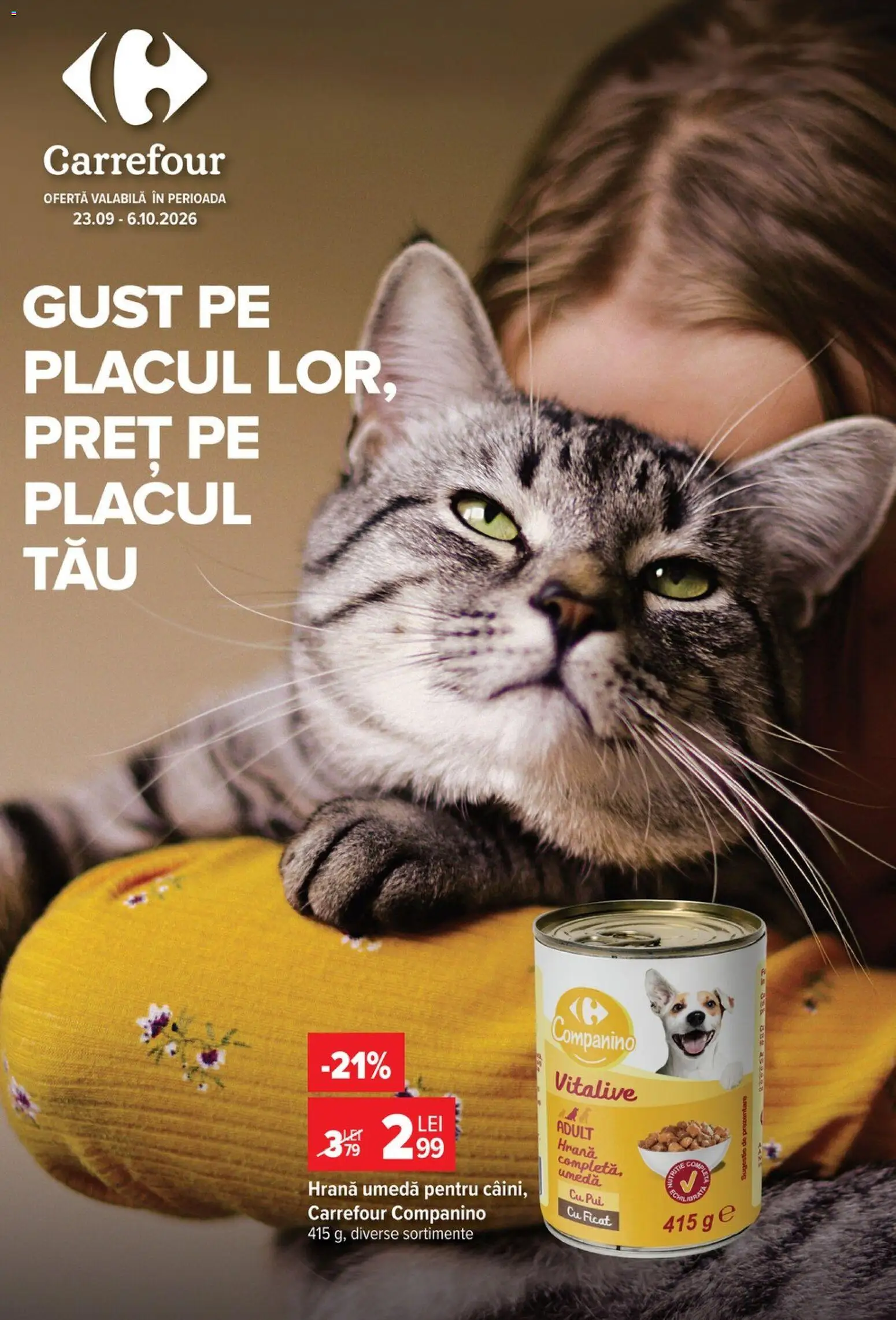 Catalog Carrefour 23 Septembrie - 5 Octombrie 2026 | Pagina 1 | Produse: Pui