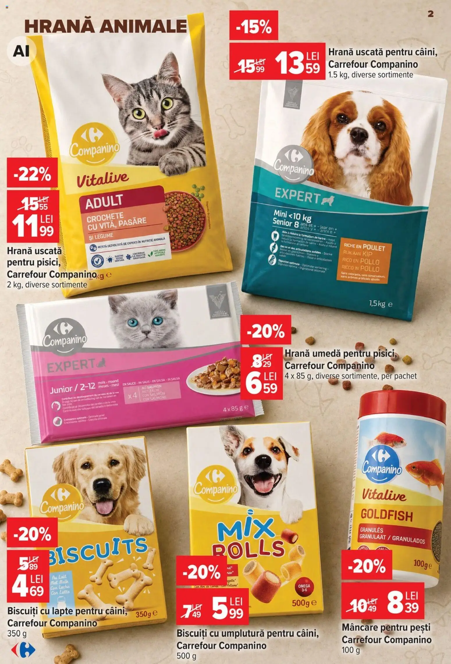 Catalog Carrefour 23 Septembrie - 5 Octombrie 2026 | Pagina 2 | Produse: Omega, Crochete, Biscuiți, Legume