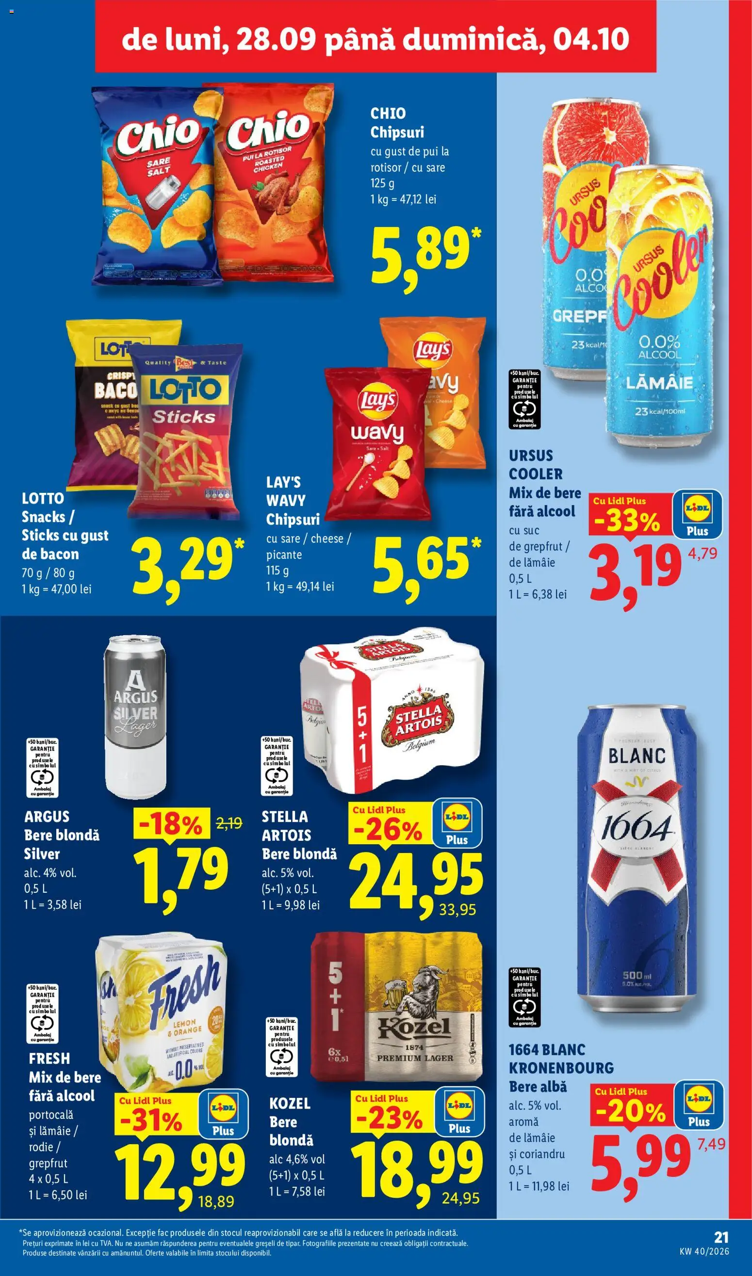Catalog LIDL 28 Septembrie - 3 Octombrie 2026 | Pagina 21 | Produse: Premium, Ursus, Cooler, Pui
