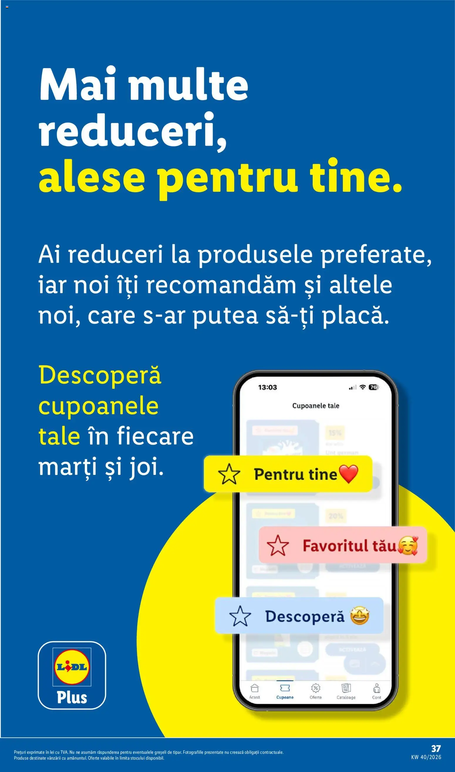 Catalog LIDL 28 Septembrie - 3 Octombrie 2026 | Pagina 37 | Produse: Plus