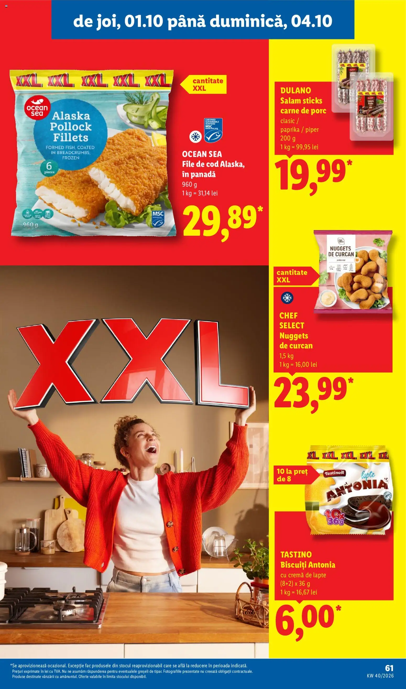 Catalog LIDL 28 Septembrie - 3 Octombrie 2026 | Pagina 61 | Produse: Lapte, Carne De Porc, Tastino, Piper