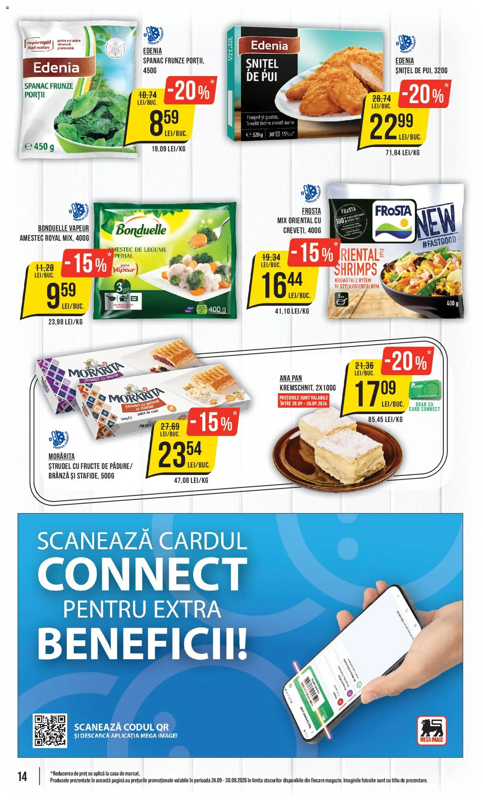 Catalog Mega Image 24 - 29 Septembrie 2026 | Pagina 14 | Produse: Spanac, Brânză, Legume, Fructe