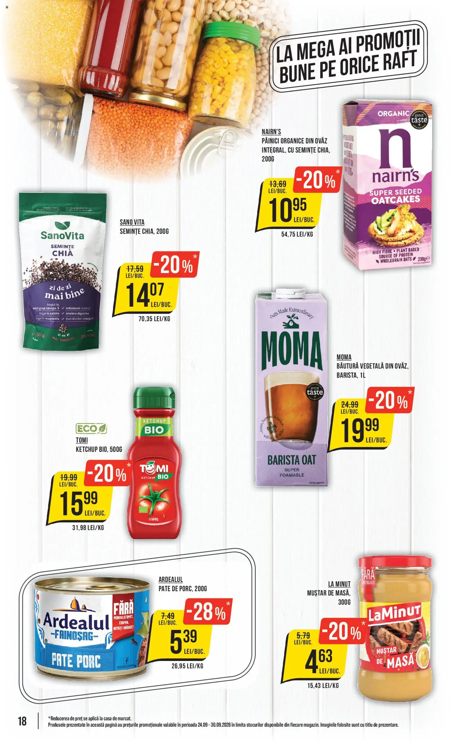 Catalog Mega Image 24 - 29 Septembrie 2026 | Pagina 18 | Produse: Vită, Aplică, Raft, Muștar