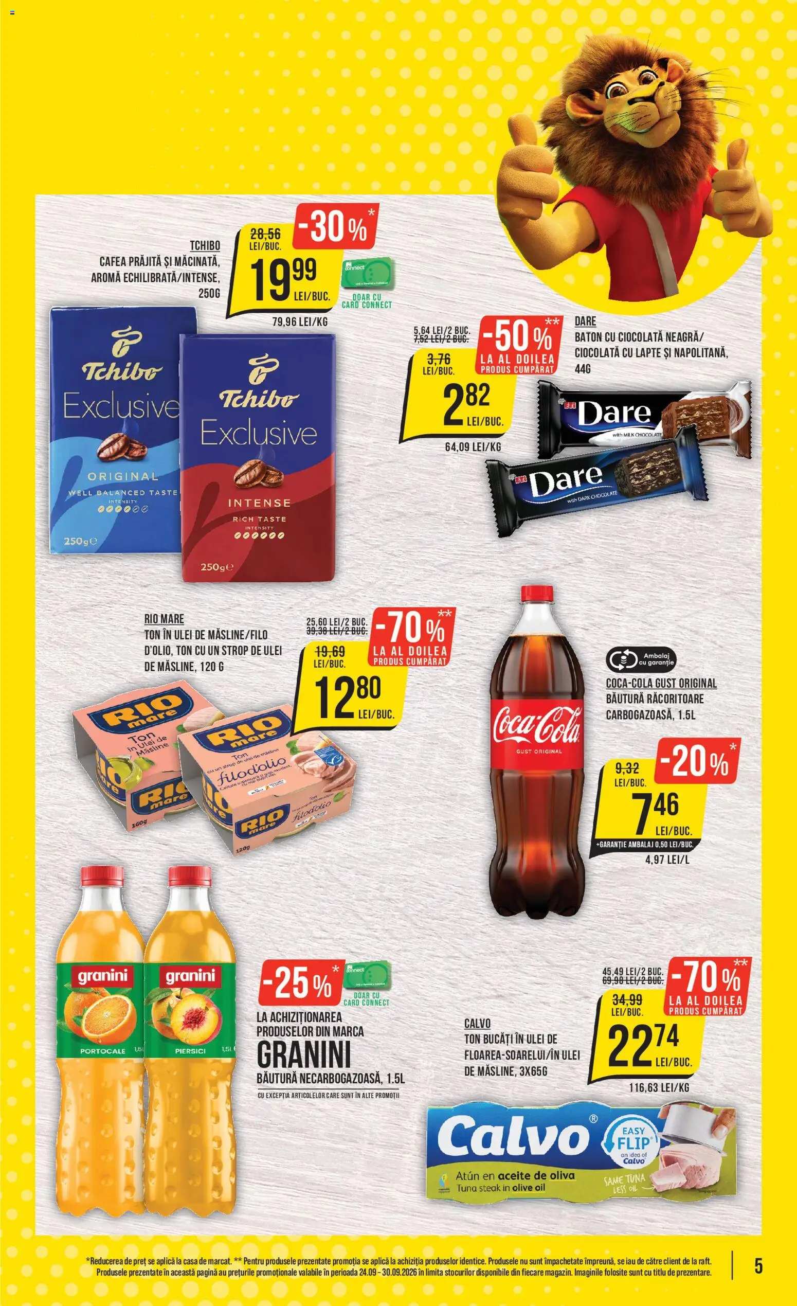 Catalog Mega Image 24 - 29 Septembrie 2026 | Pagina 5 | Produse: Aplică, Bautura racoritoare, Ciocolată, Intense