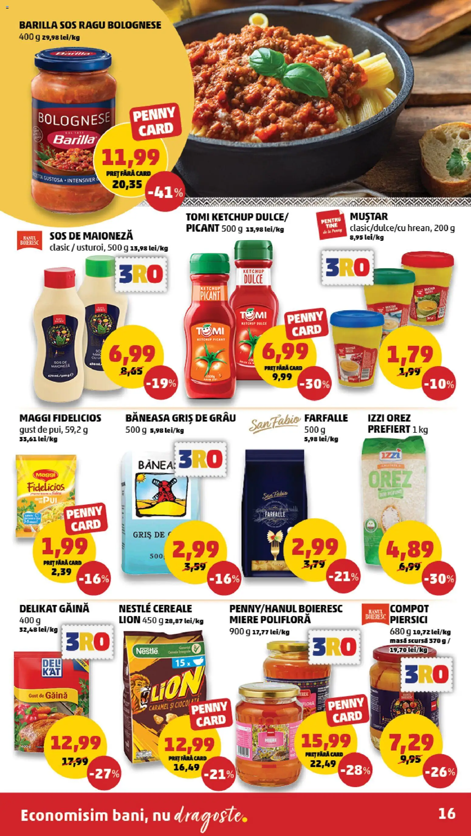 Catalog PENNY Market 23 - 28 Septembrie 2026 | Pagina 16 | Produse: Miere, Pui, Orez, Compot