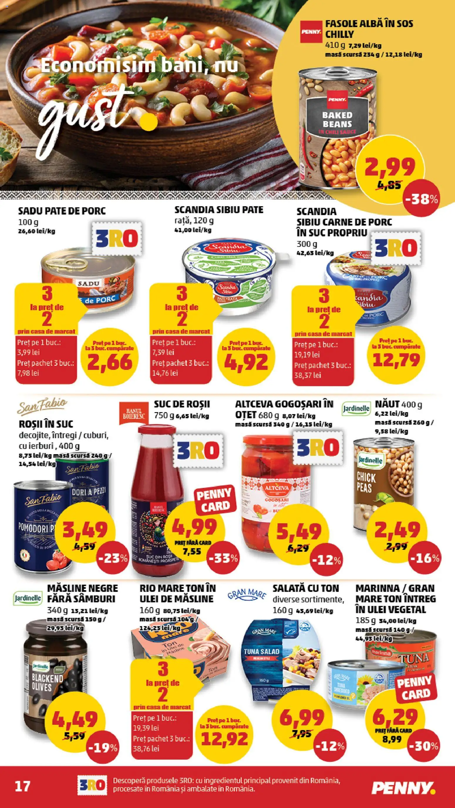 Catalog PENNY Market 23 - 28 Septembrie 2026 | Pagina 17 | Produse: Masline negre, Pate de Porc, Suc, Sos