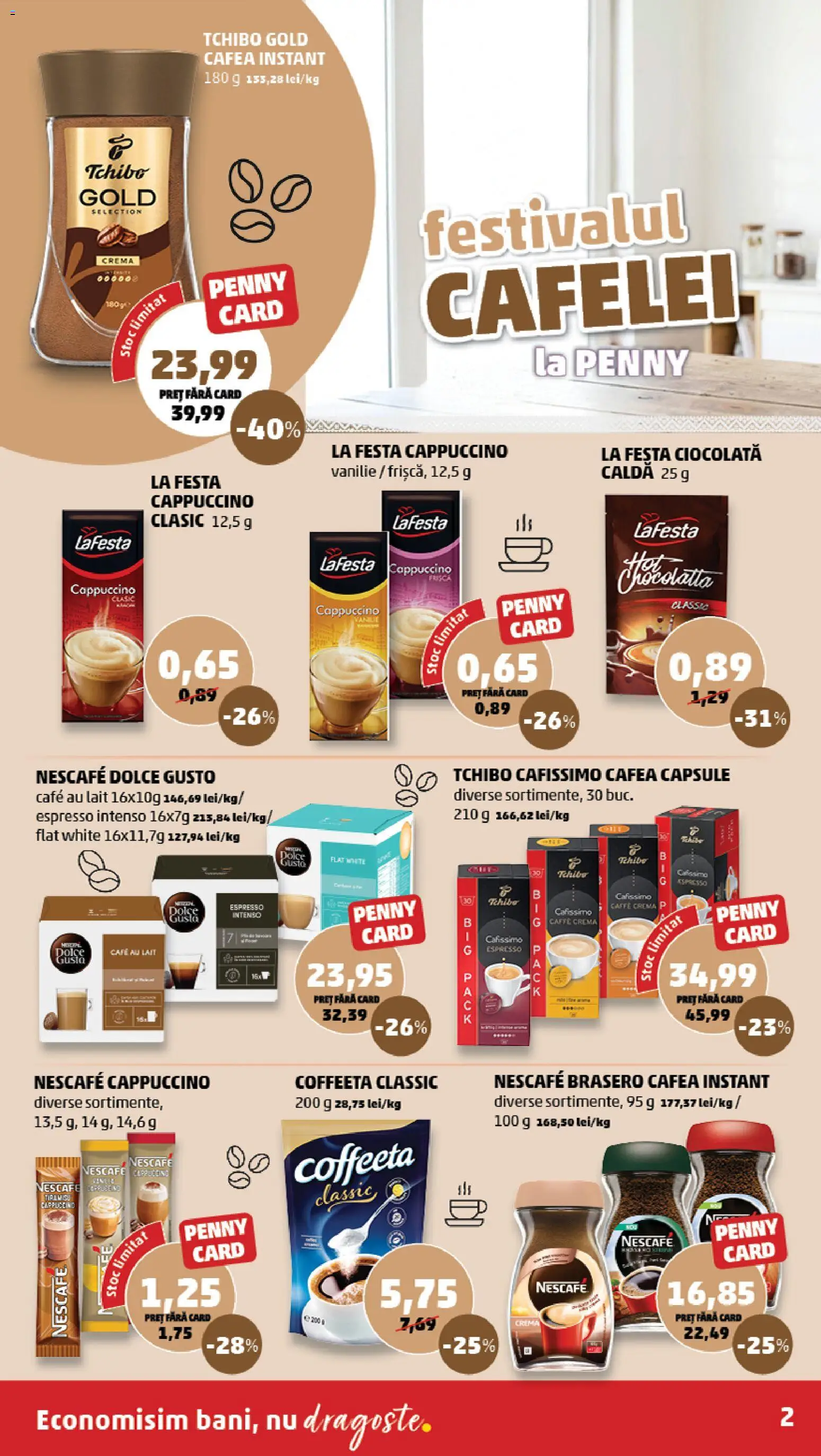Catalog PENNY Market 23 - 28 Septembrie 2026 | Pagina 2 | Produse: Cappuccino, Cremă, Cafea, Frișcă