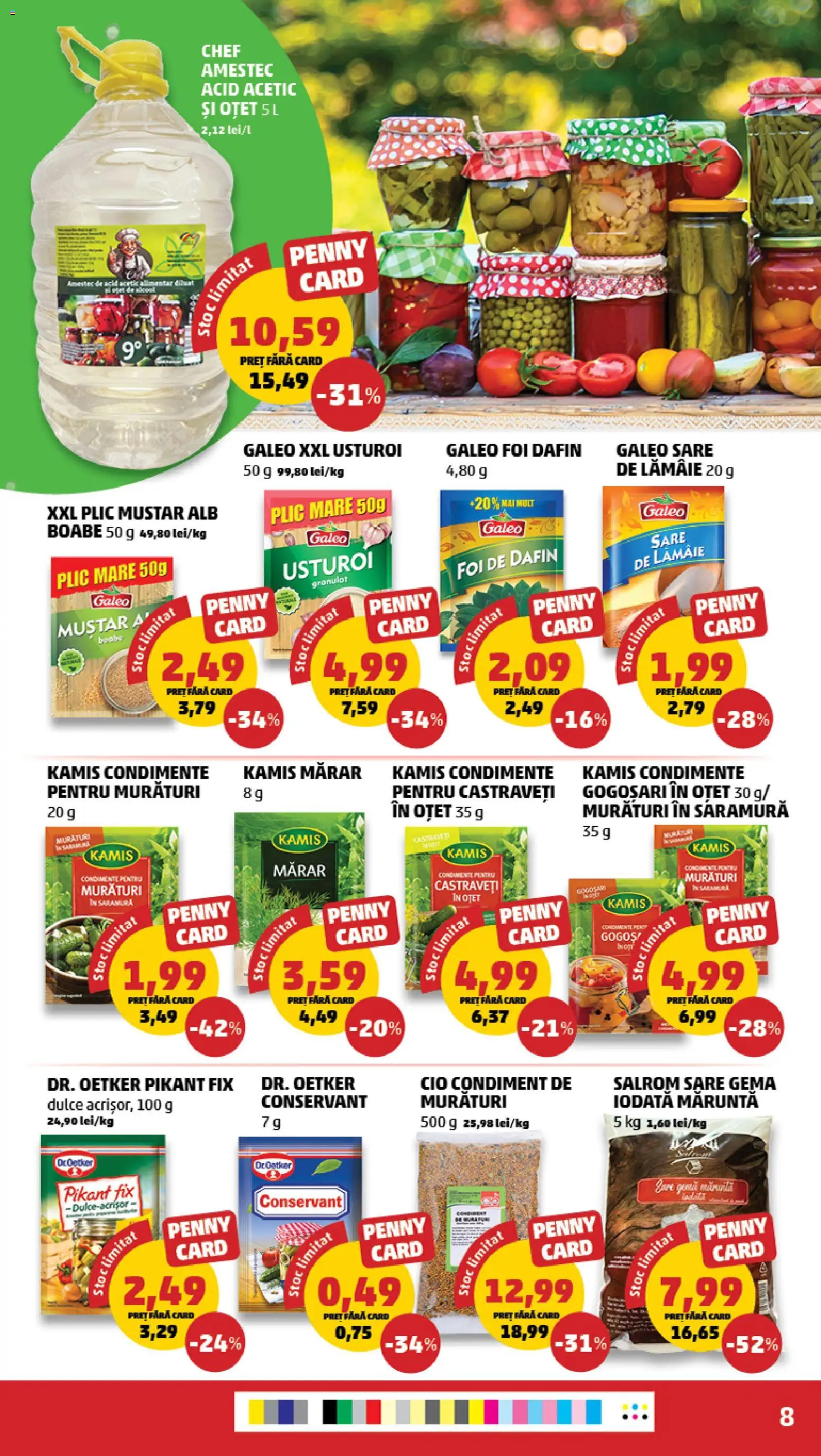 Catalog PENNY Market 23 - 28 Septembrie 2026 | Pagina 8 | Produse: Oțet, Amestec, Condimente, Lămâie