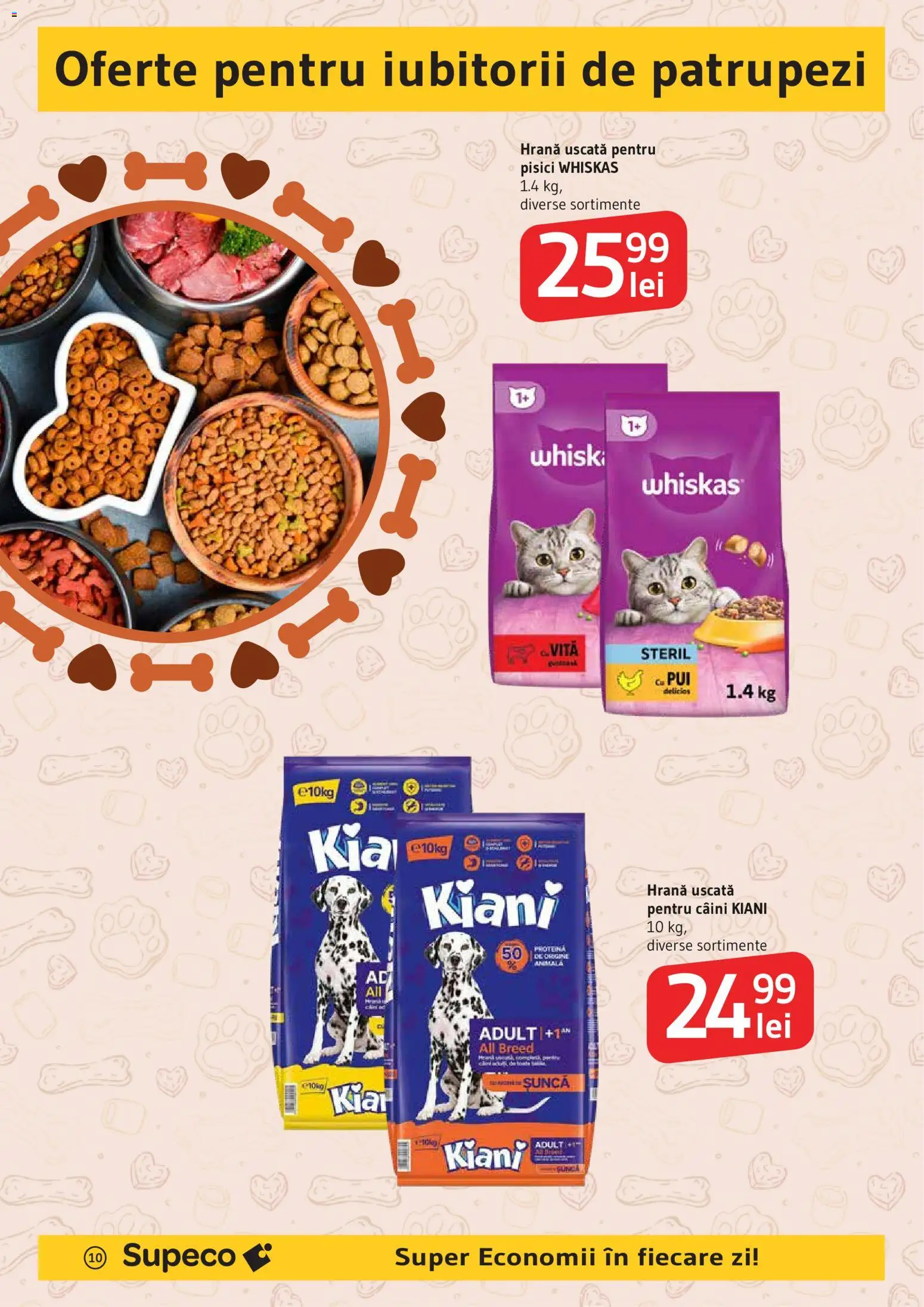 Catalog Supeco 24 Septembrie - 6 Octombrie 2026 | Pagina 10 | Produse: Vită, Whiskas, Pui, Șuncă