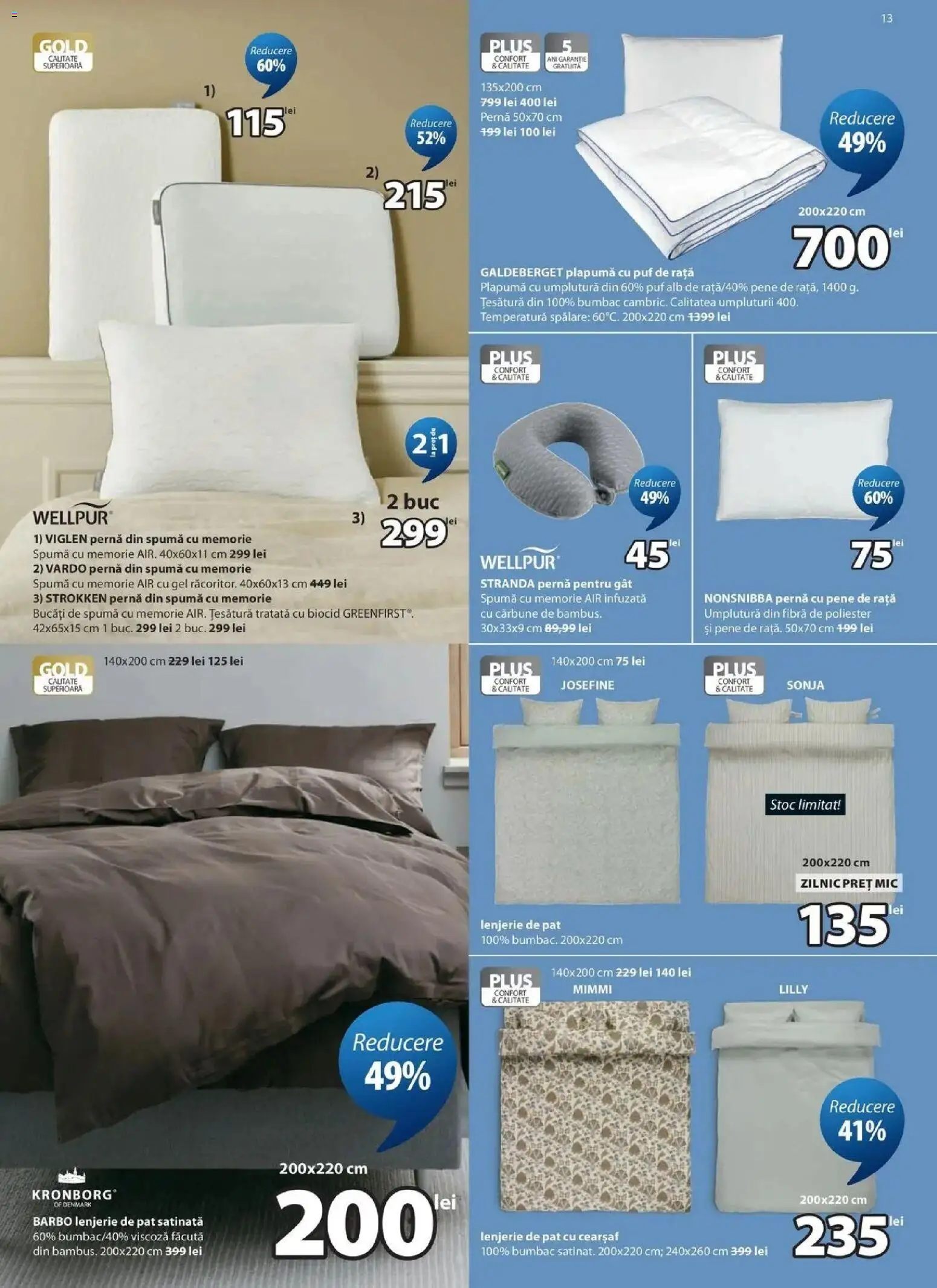 Catalog JYSK 24 Septembrie - 23 Octombrie 2026 | Pagina 13 | Produse: Aloe vera, Saltea, Topper, Plus
