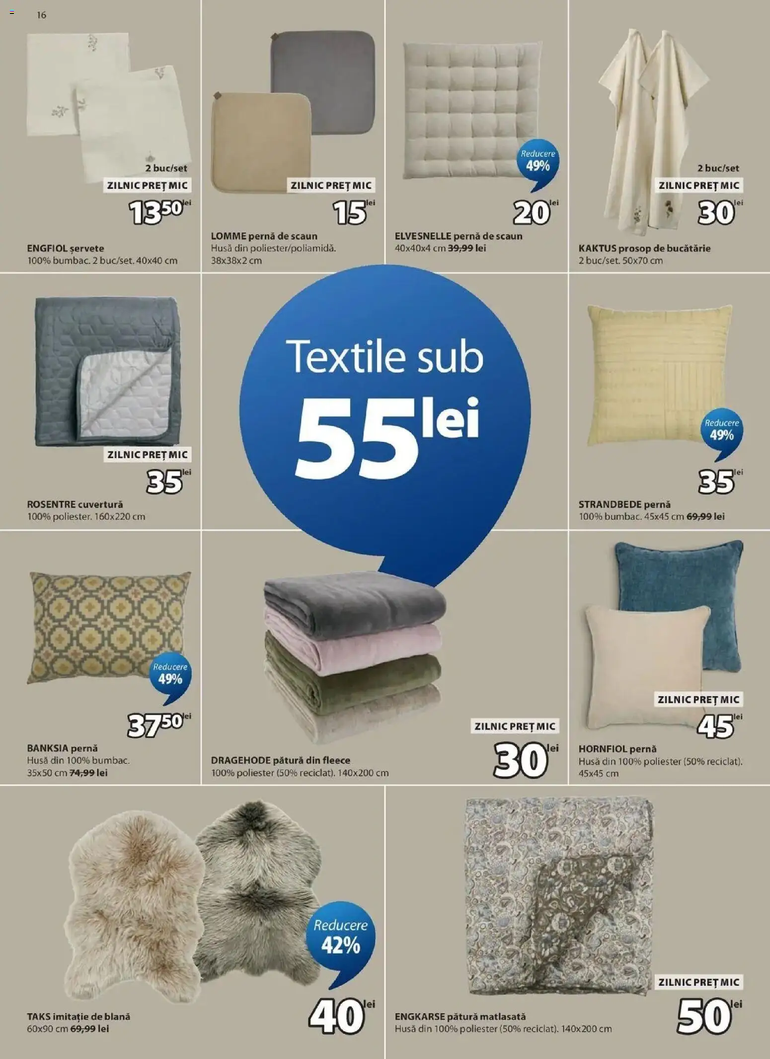 Catalog JYSK 24 Septembrie - 23 Octombrie 2026 | Pagina 16 | Produse: Pat, Lenjerie de pat, Pernă, Plus