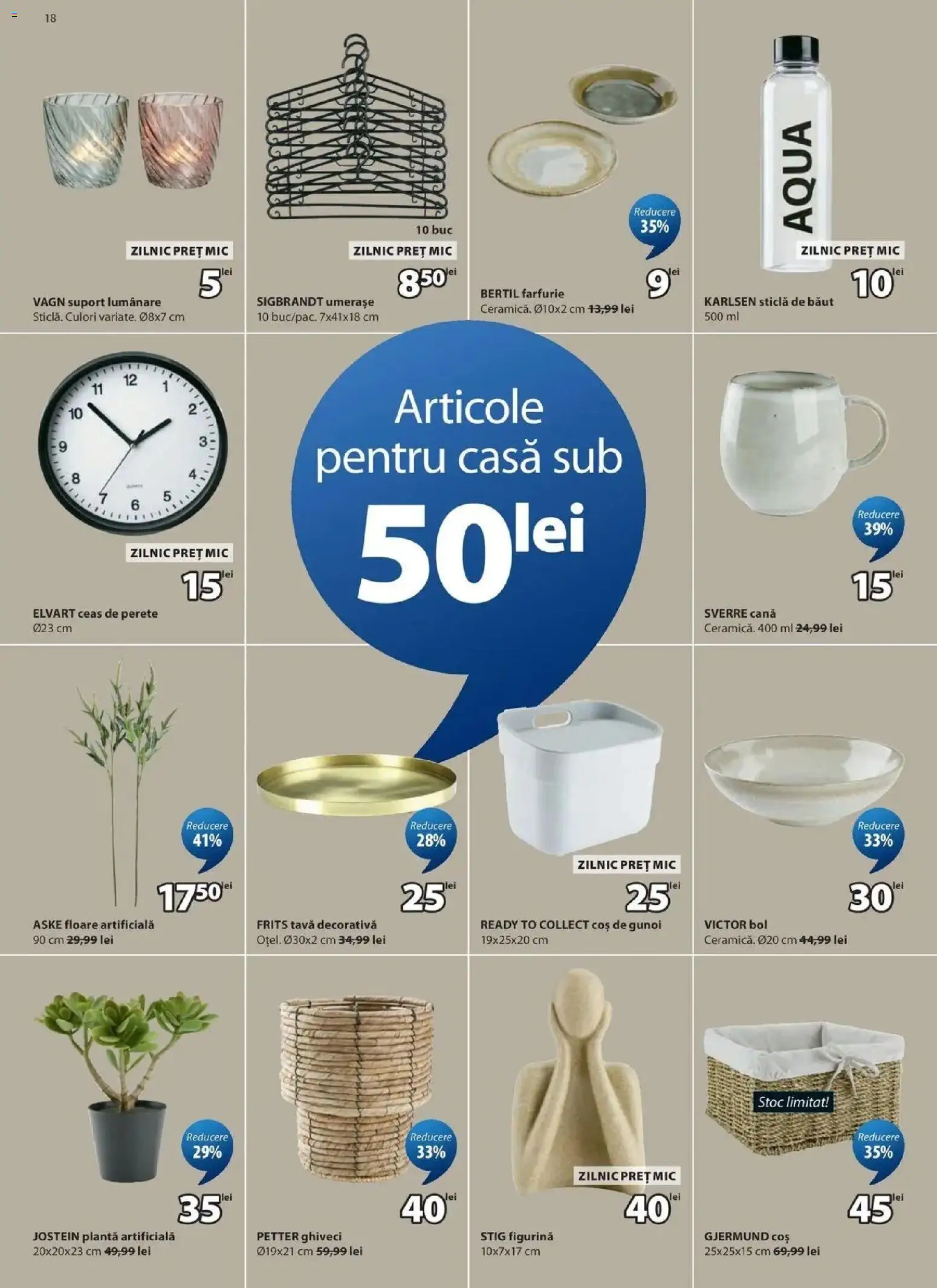 Catalog JYSK 24 Septembrie - 23 Octombrie 2026 | Pagina 18 | Produse: Cuvertură, Pernă, Scaun, Bucătărie