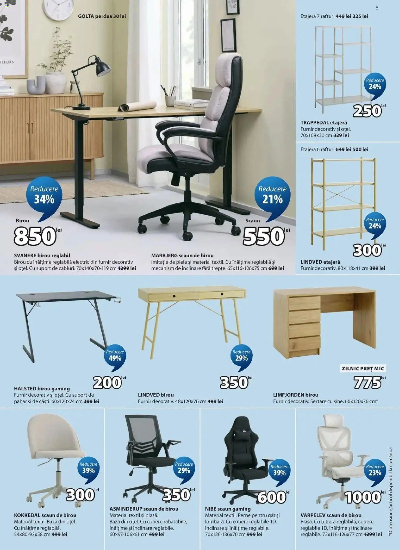 Catalog JYSK 24 Septembrie - 23 Octombrie 2026 | Pagina 5 | Produse: Pernă, Comodă, Lavabila, Plus
