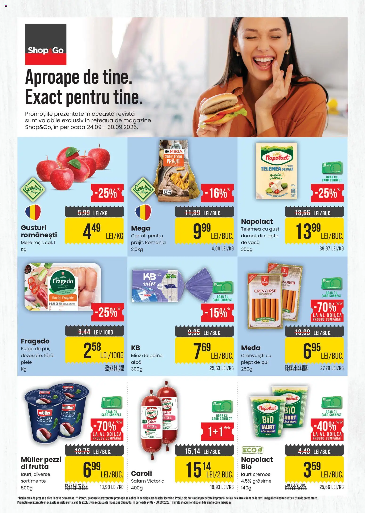 Catalog Mega Image 25 - 27 Septembrie 2026 | Pagina 2 | Produse: Aplică, Iaurt, Salam, Mere