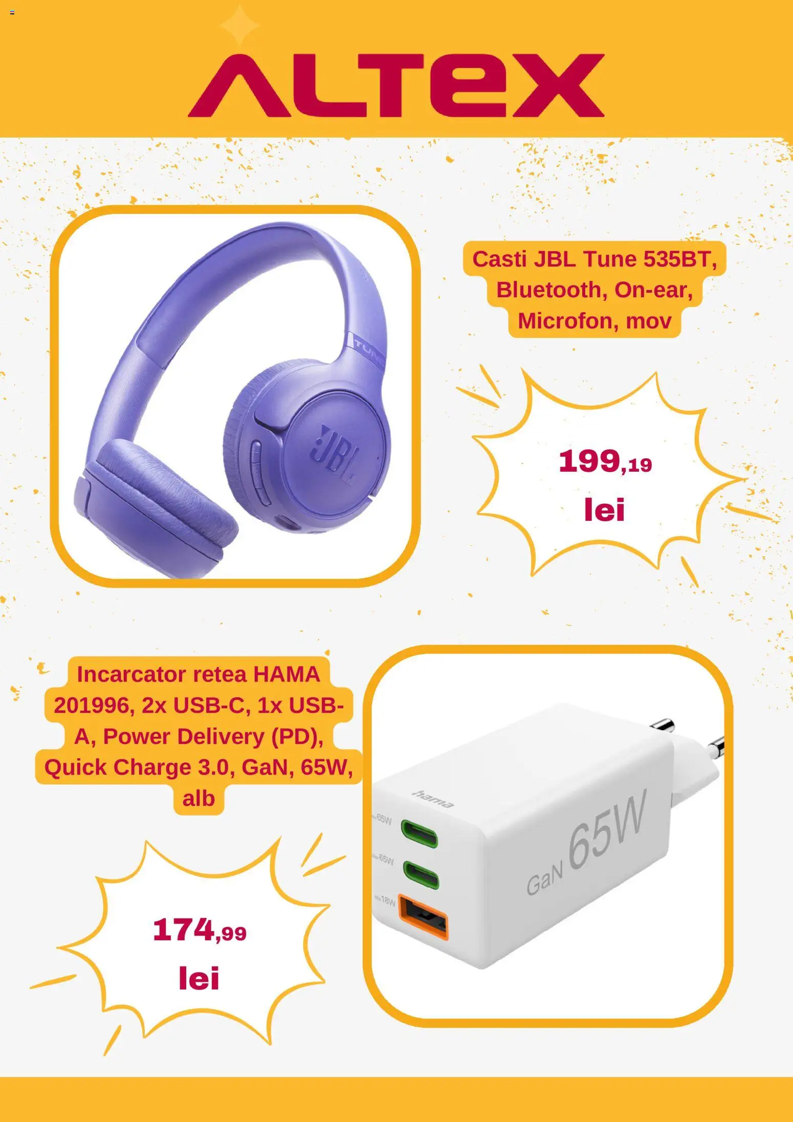 Catalog Altex 24 Septembrie - 6 Octombrie 2026 | Pagina 4 | Produse: Încărcător, Căști, Usb, Power