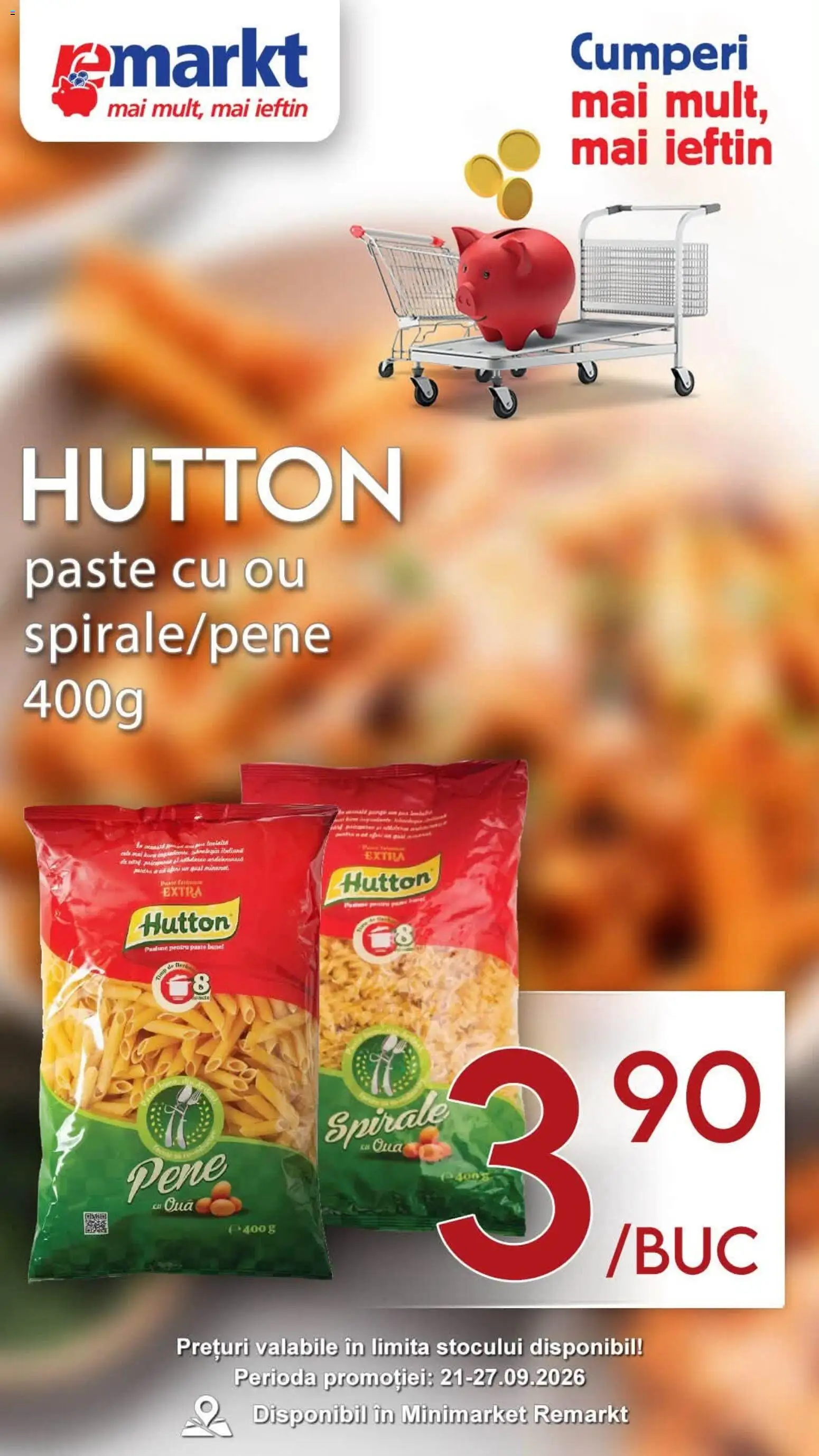 Catalog Remarkt 21 - 26 Septembrie 2026 | Pagina 1 | Produse: Paste