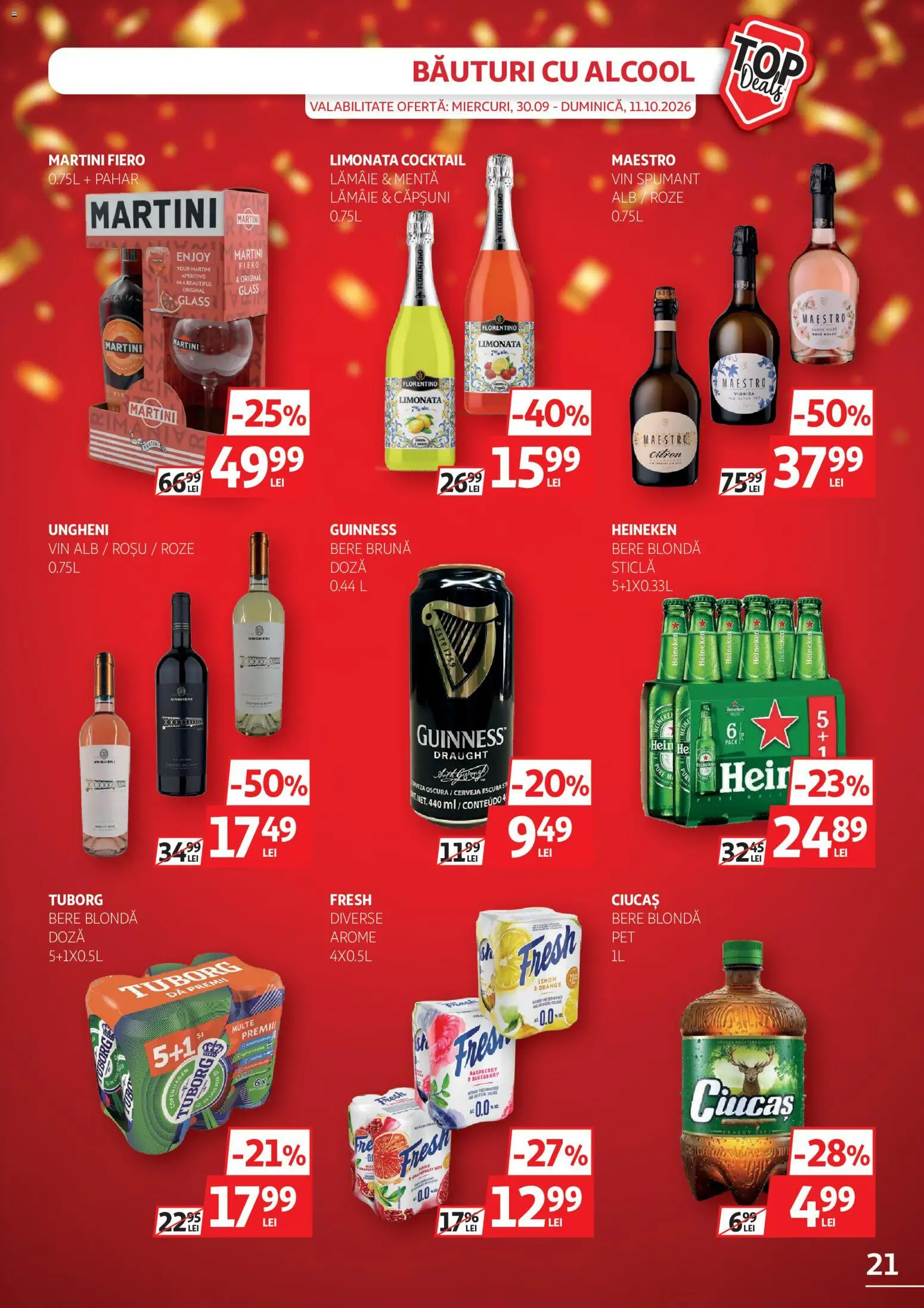 Catalog Auchan 30 Septembrie - 10 Octombrie 2026 | Pagina 21 | Produse: Menta, Vin spumant, Martini, Vin