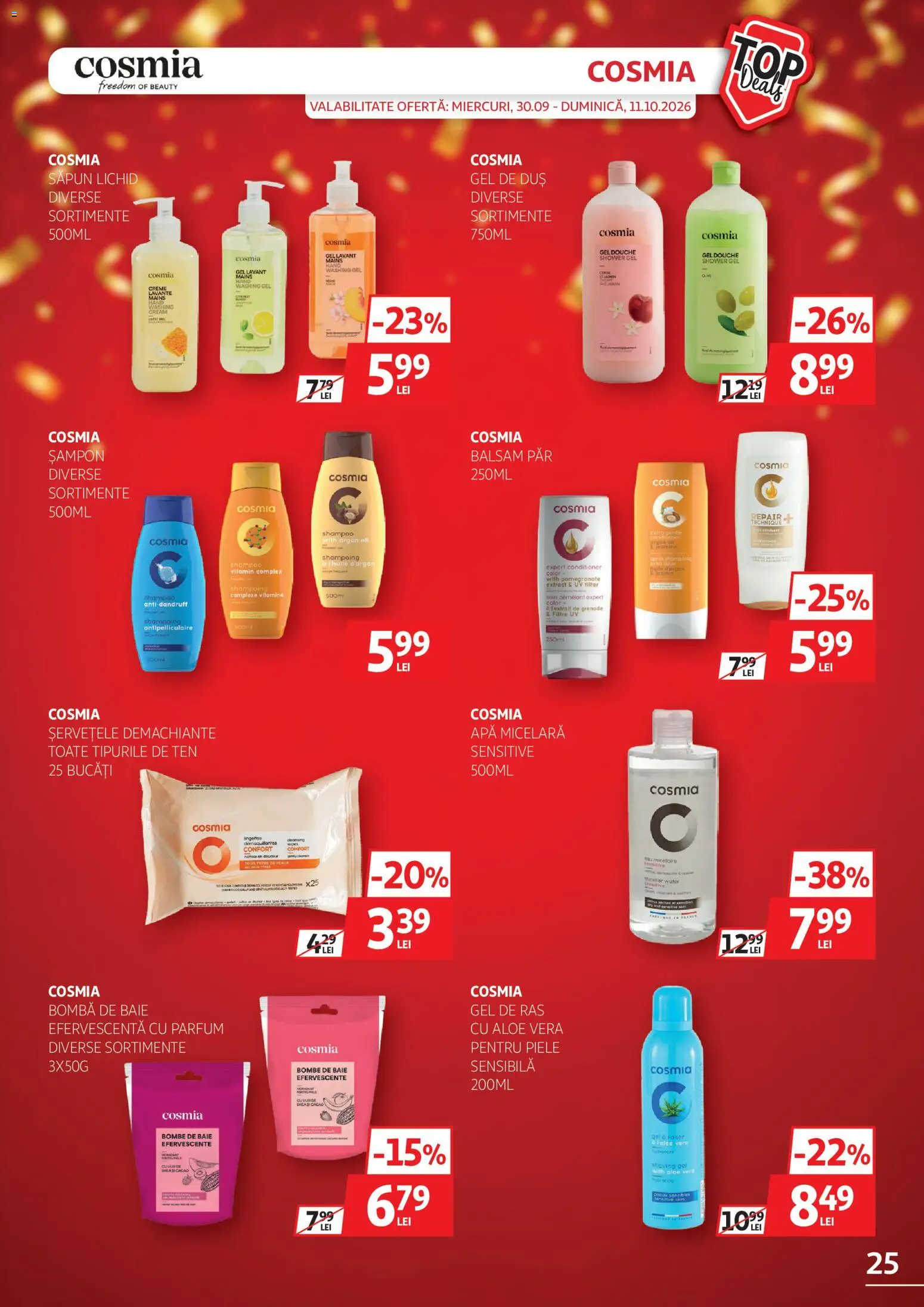 Catalog Auchan 30 Septembrie - 10 Octombrie 2026 | Pagina 25 | Produse: Parfum, Șampon, Cacao, Șervețele demachiante