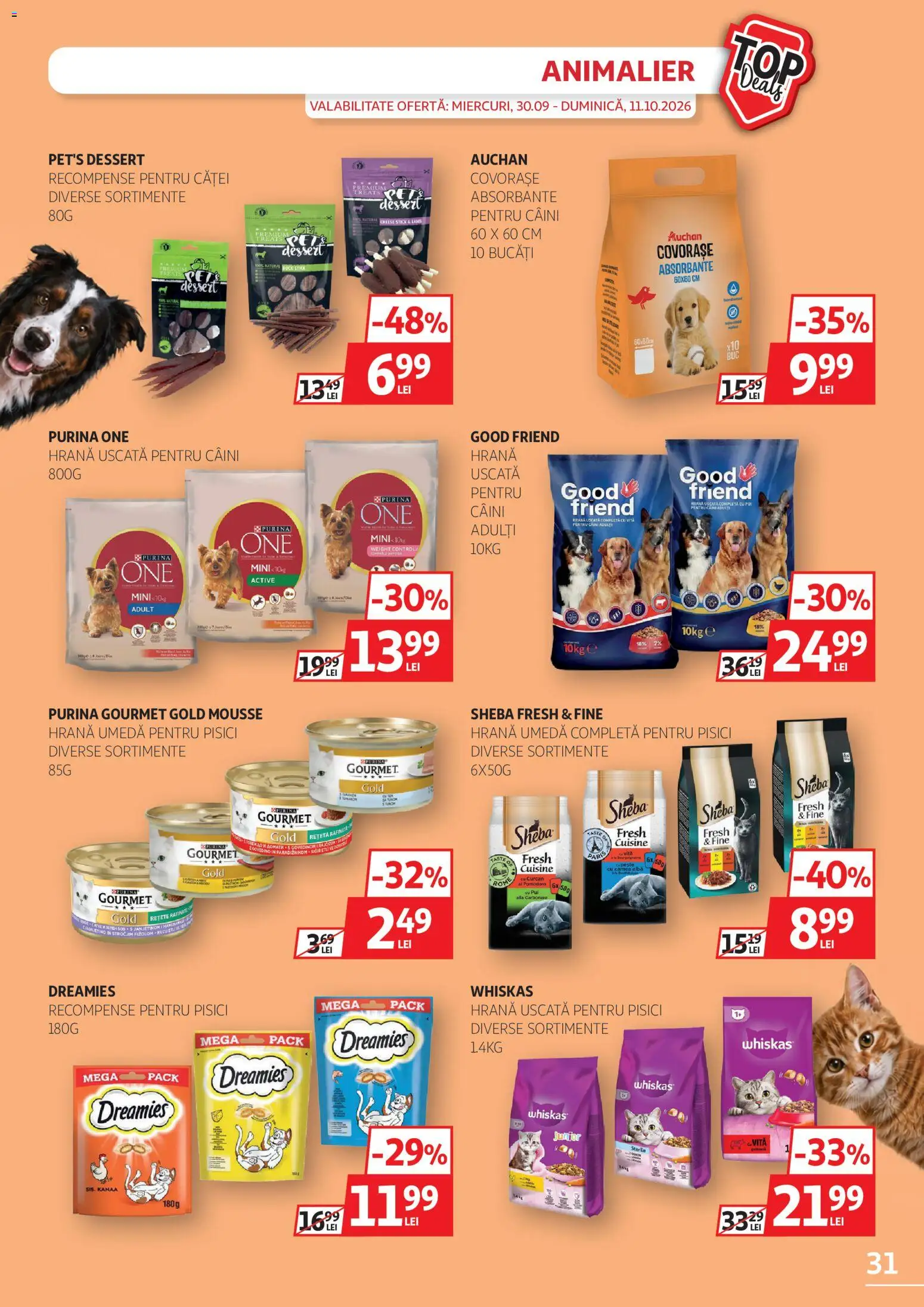 Catalog Auchan 30 Septembrie - 10 Octombrie 2026 | Pagina 31 | Produse: Vită, Premium, Alba, Pui