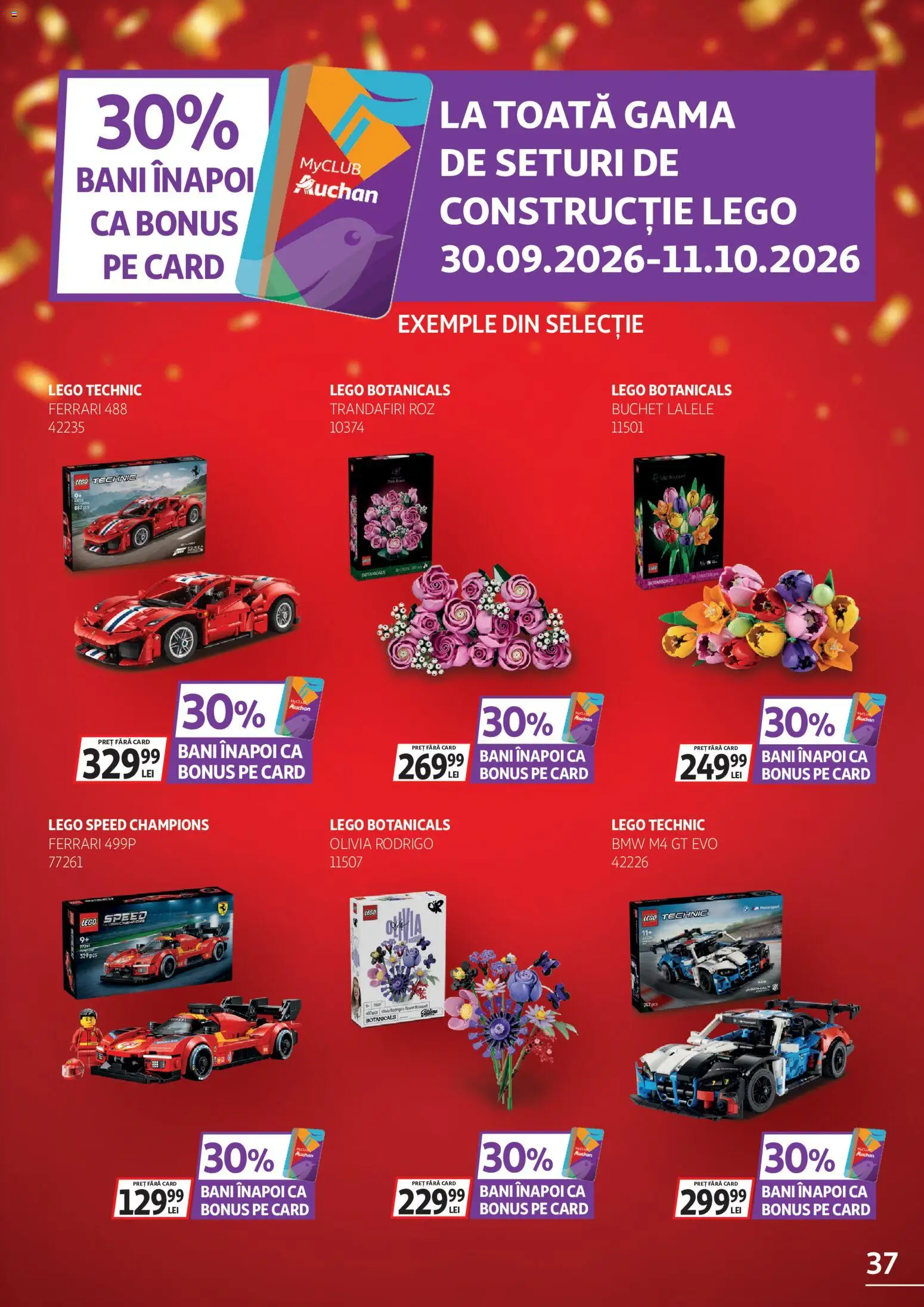 Catalog Auchan 30 Septembrie - 10 Octombrie 2026 | Pagina 37 | Produse: LEGO